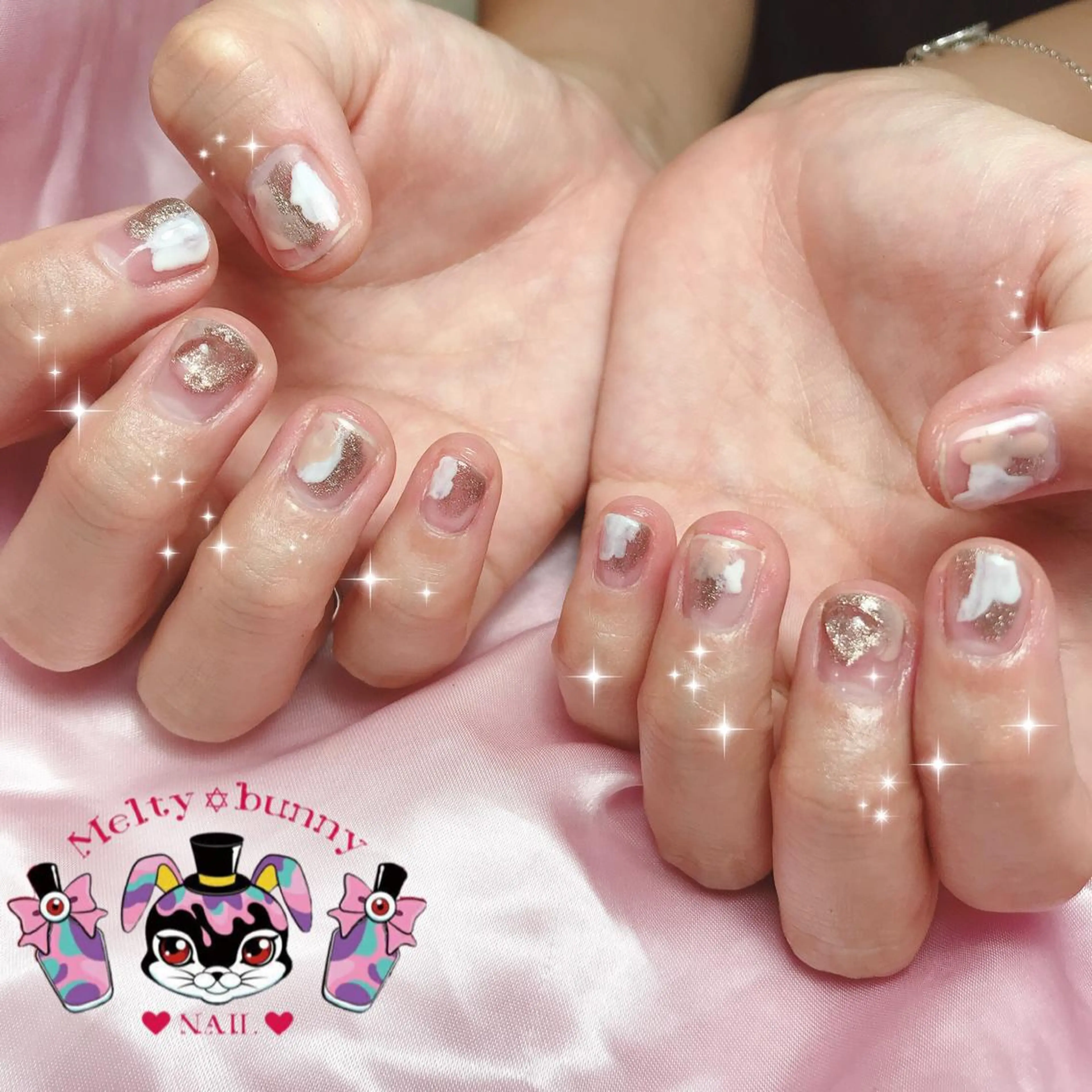 ネイル ニュアンスネイル 深爪を断らない スカルプ高評価店のネイルデザイン