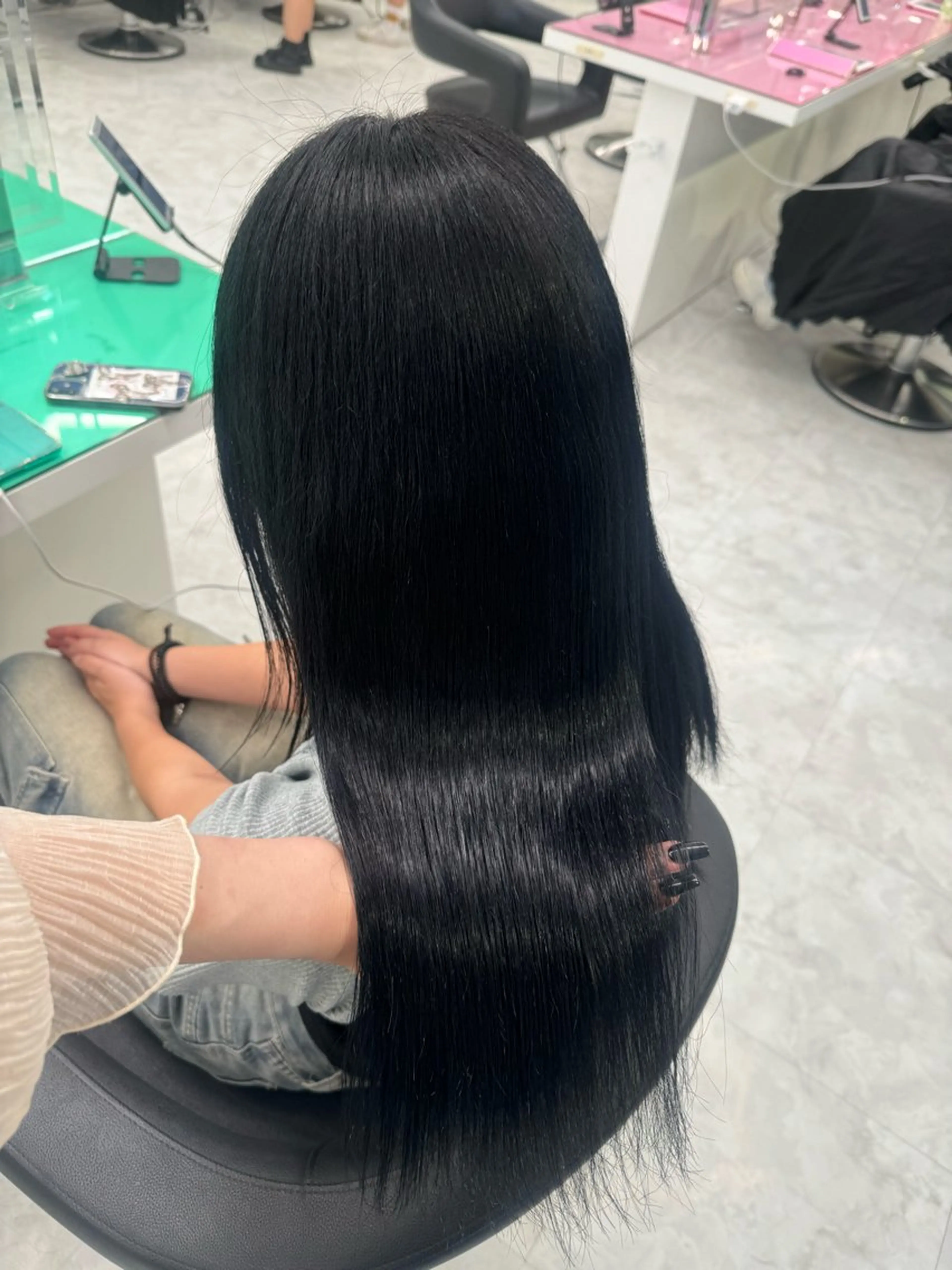 ロング カラー ヘアカラー ダメージレスハイ トーン💖kanonのヘアスタイル