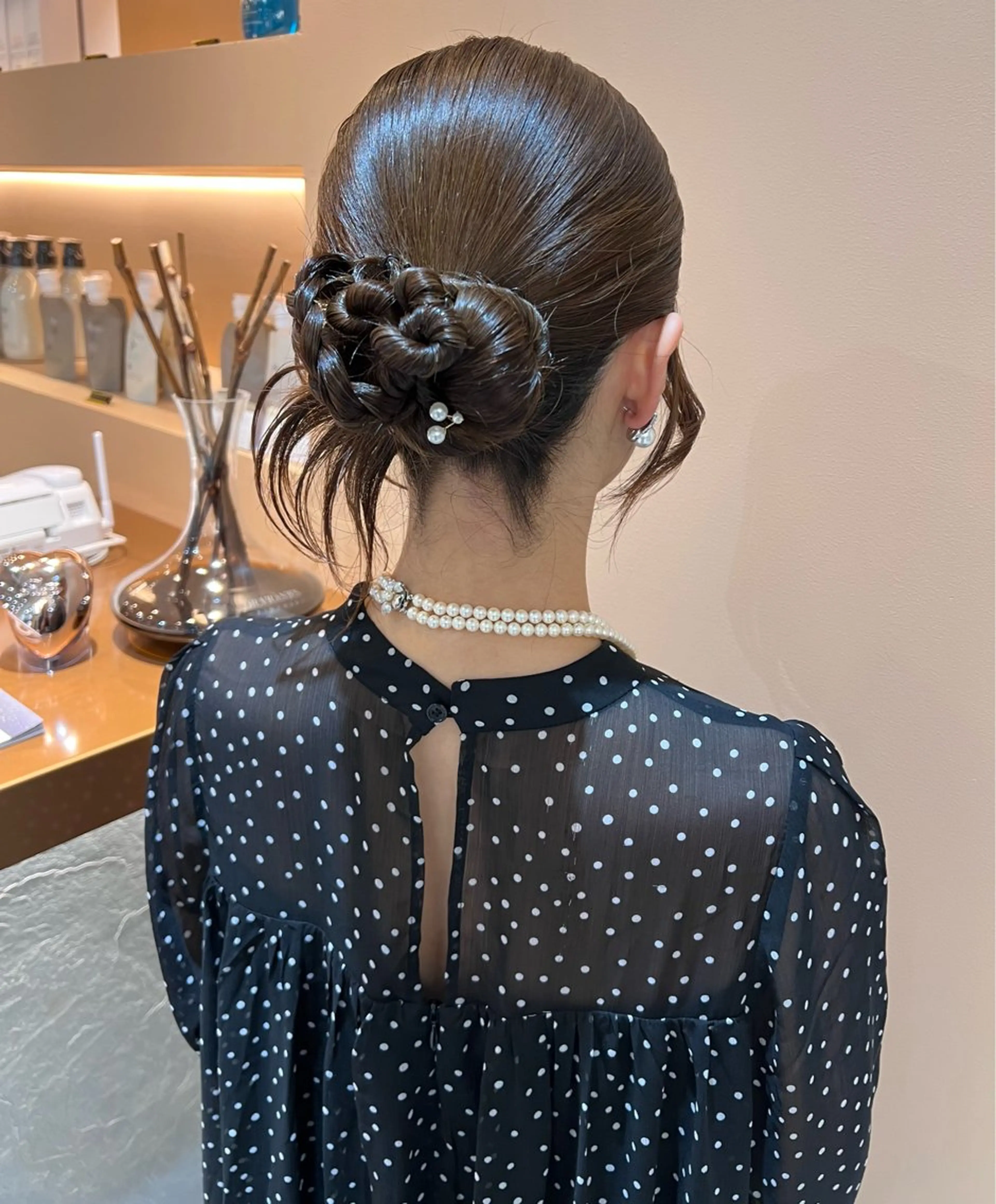 セミロング カラー ヘアアレンジ ヘアセット ✨髪質改善✨ 韓国ヘア🇰🇷ゆいのヘアスタイル