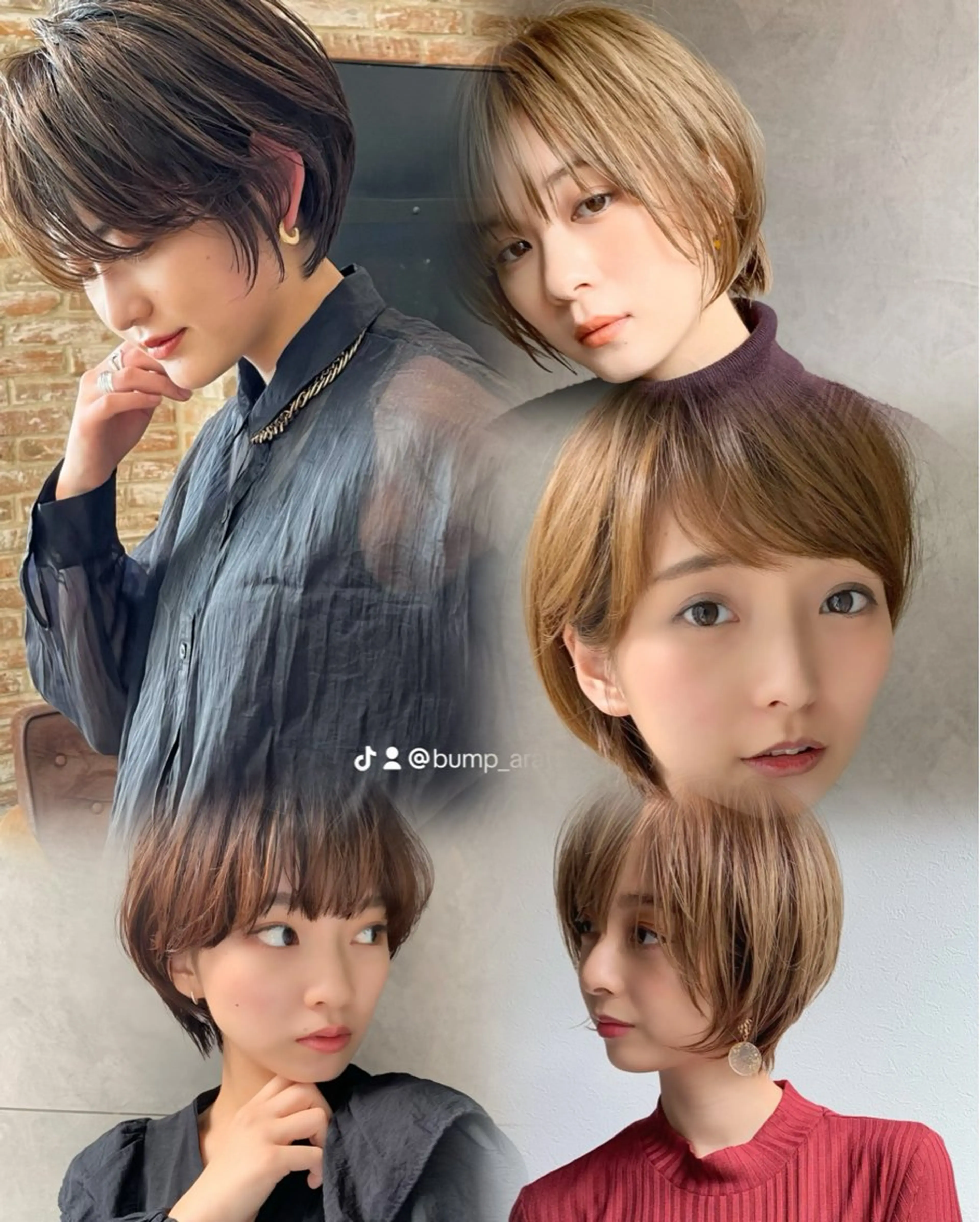 ショート カット 無料カットモデル/ 大人ショート/荒砂のヘアスタイル