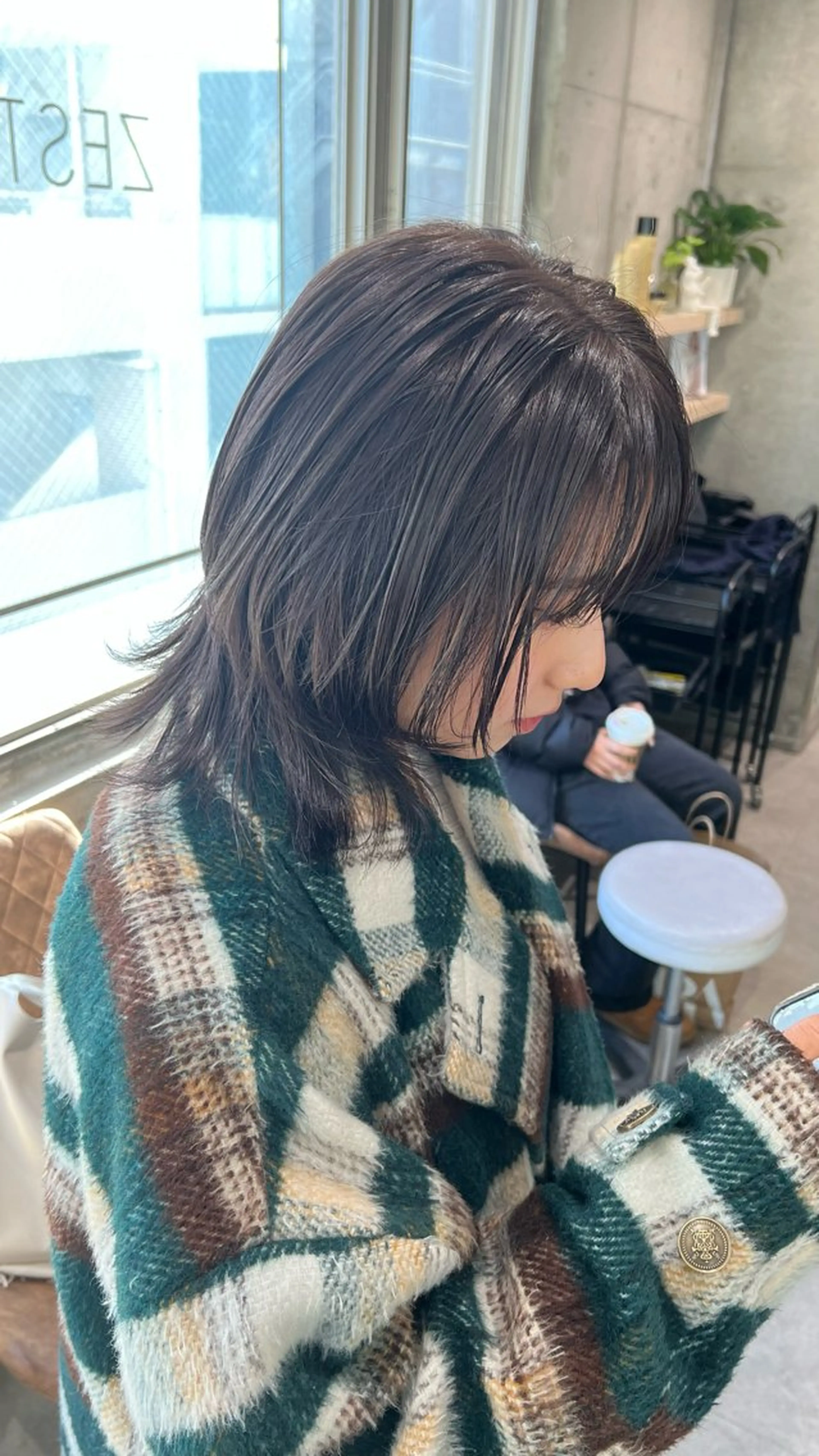 ミディアム ダン/メンズ/ 顔周り×透明感カラーのヘアスタイル