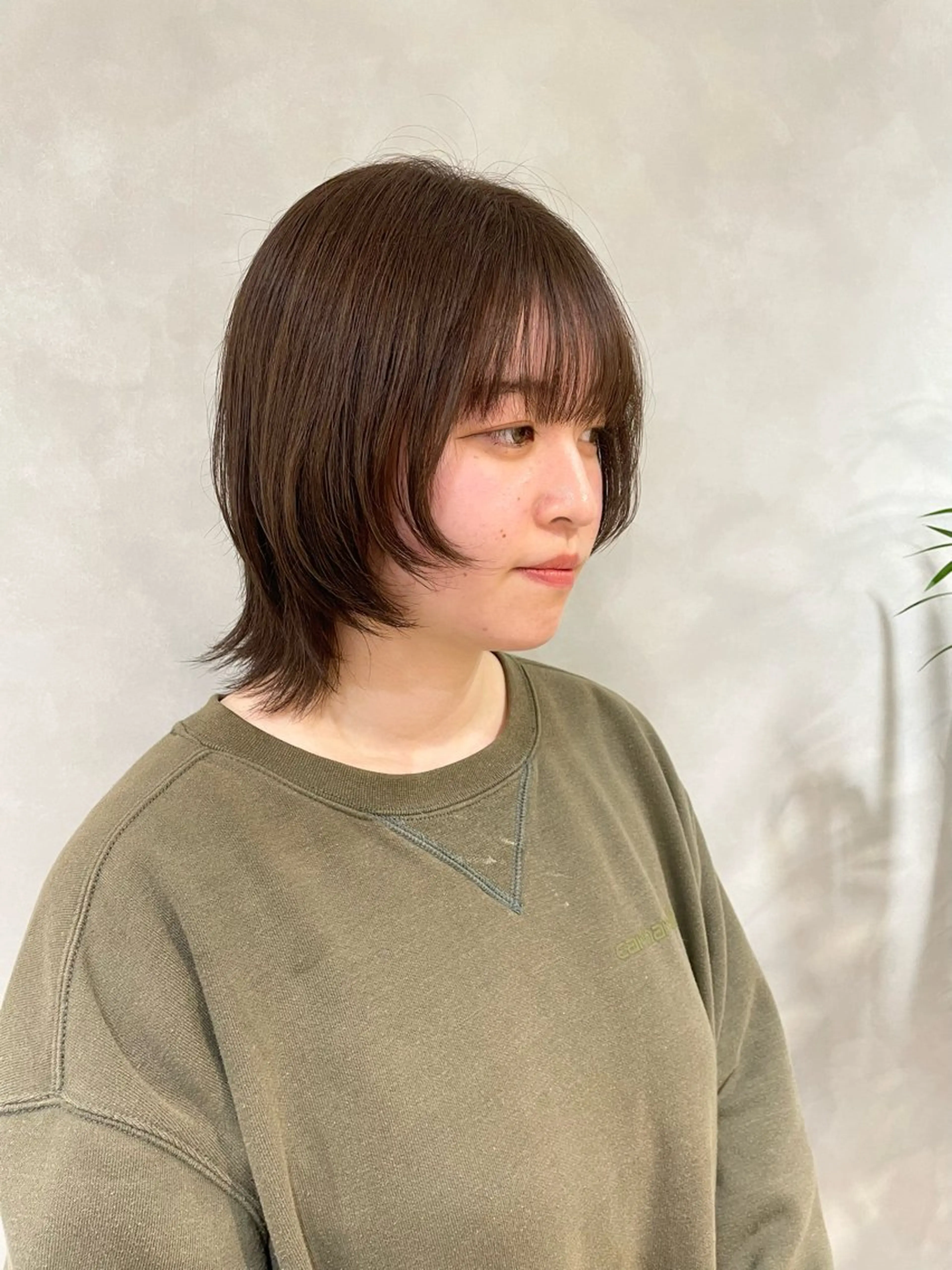 ミディアム カラー さいとう はつねのヘアスタイル