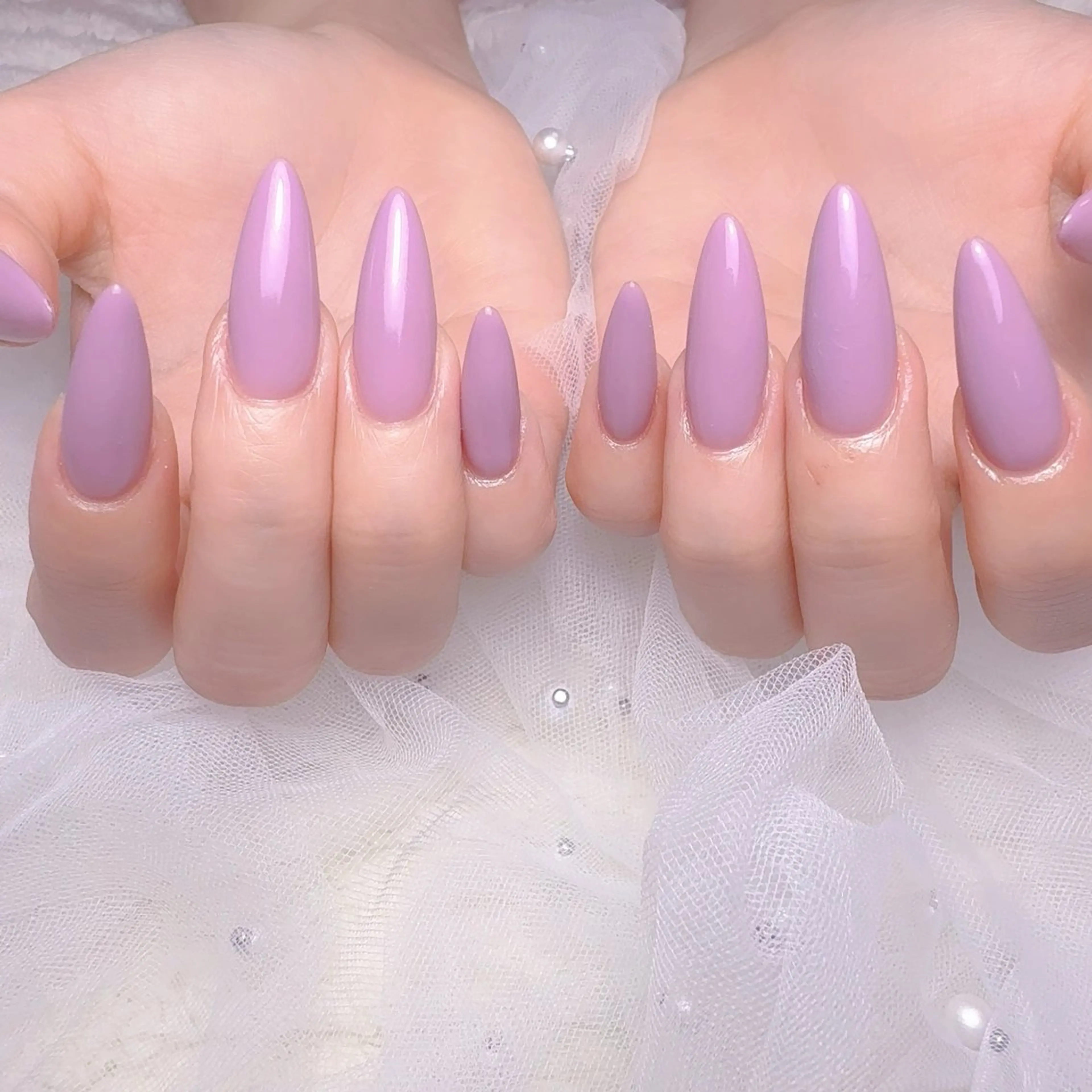 ネイル キラキラネイル 韓国ネイル オフィスネイル ハンドネイル cat‘s nail🐈‍⬛のネイルデザイン