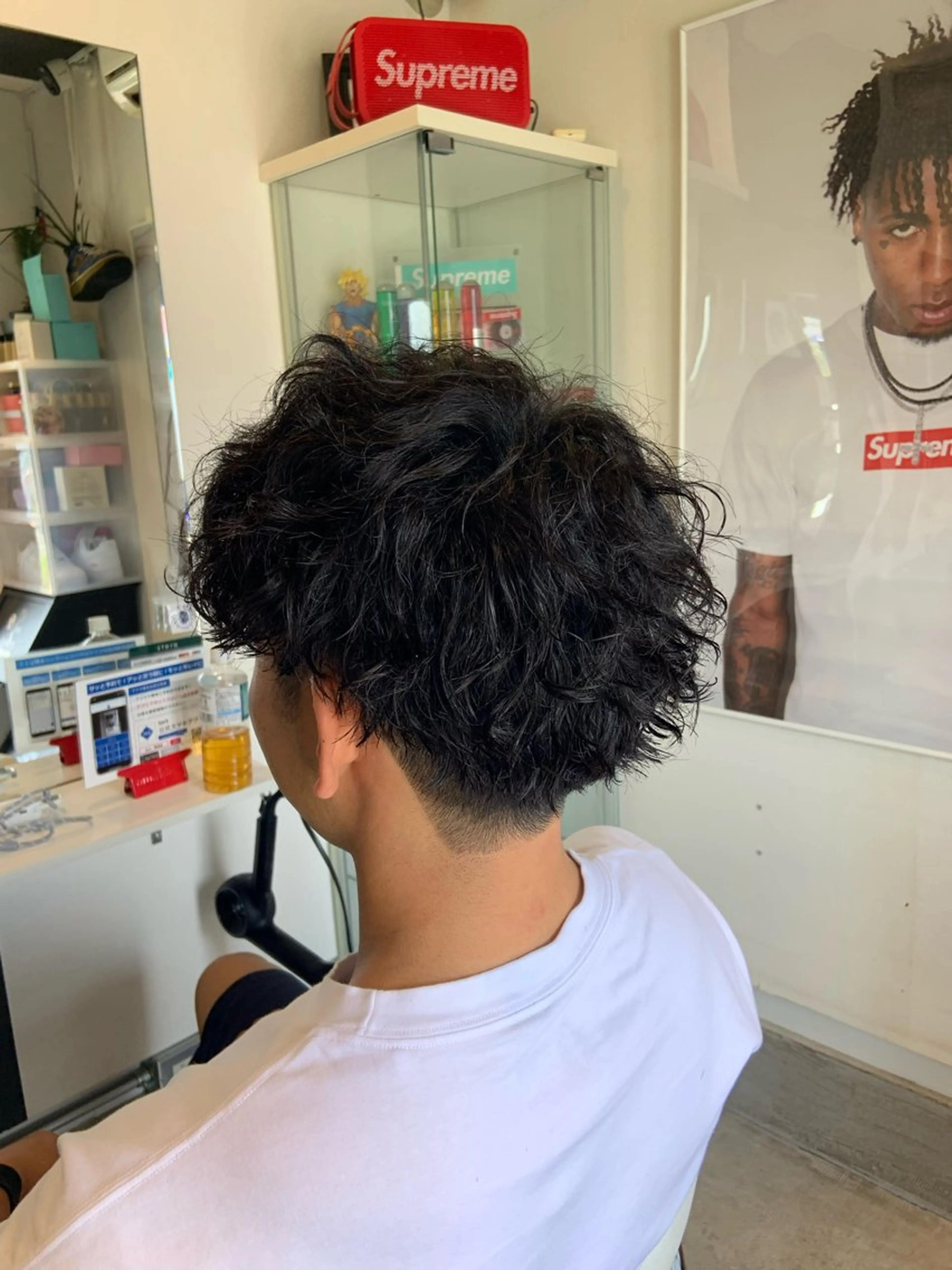 メンズ カット パーマ 原谷 一成のヘアスタイル