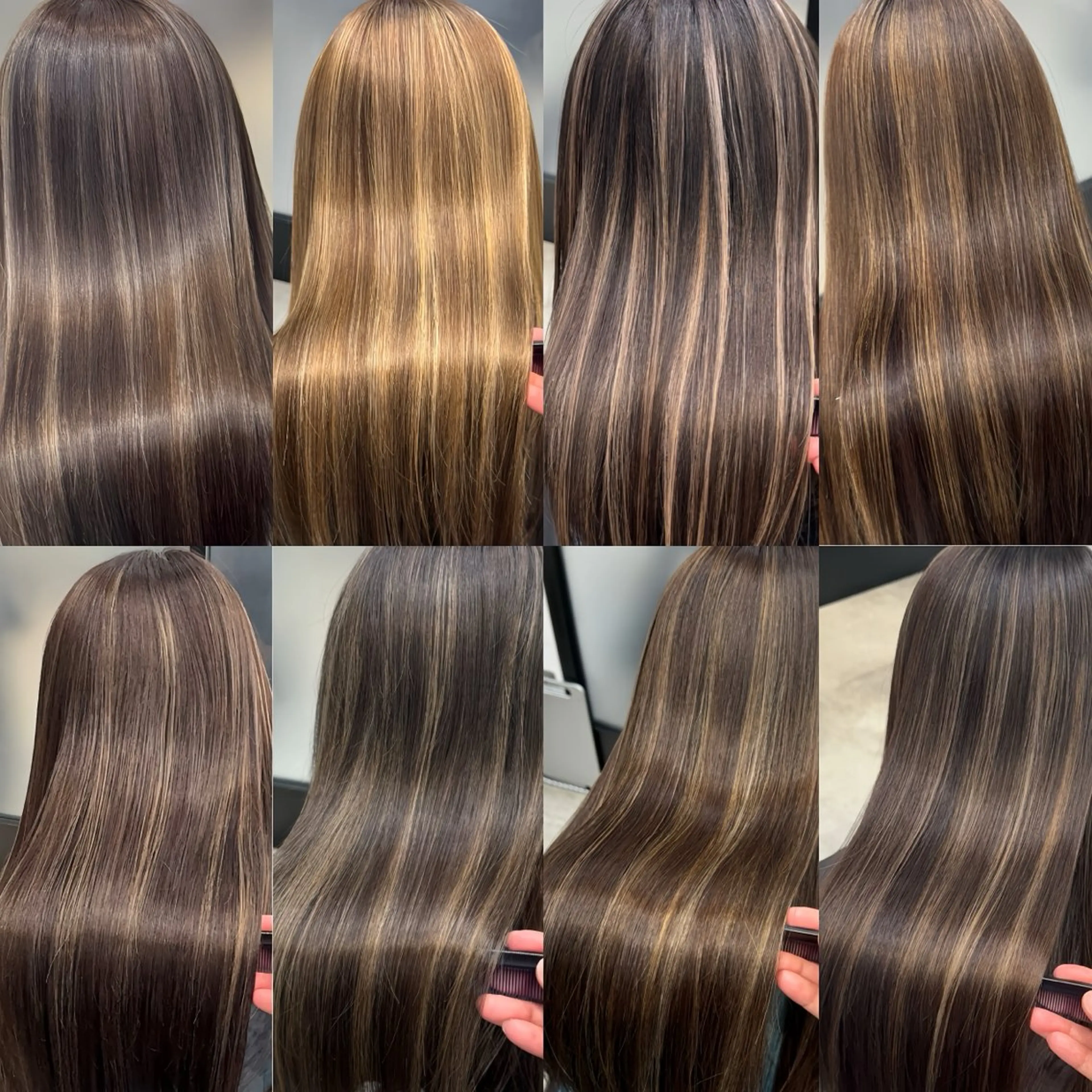 セミロング カラー ブリーチ ケアブリーチ 透明感カラー ダブルカラー ハイライトカラー カット ヘアカラー トリートメント ハイライト／髪質改善 裕樹のヘアスタイル