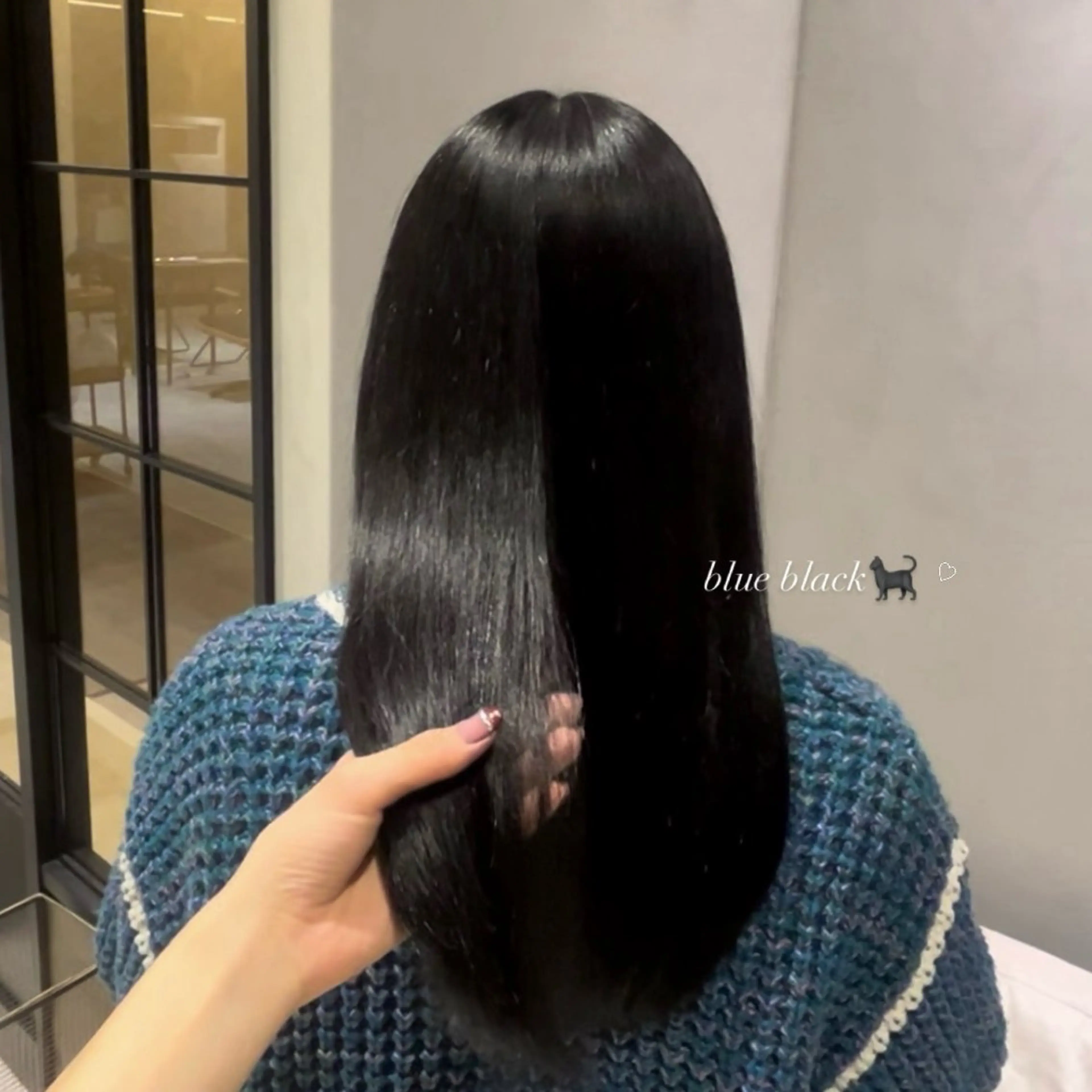 ロング カラー トリートメント 𝒎𝒐𝒆🩰 名駅/ヘアメ/韓国風のヘアスタイル