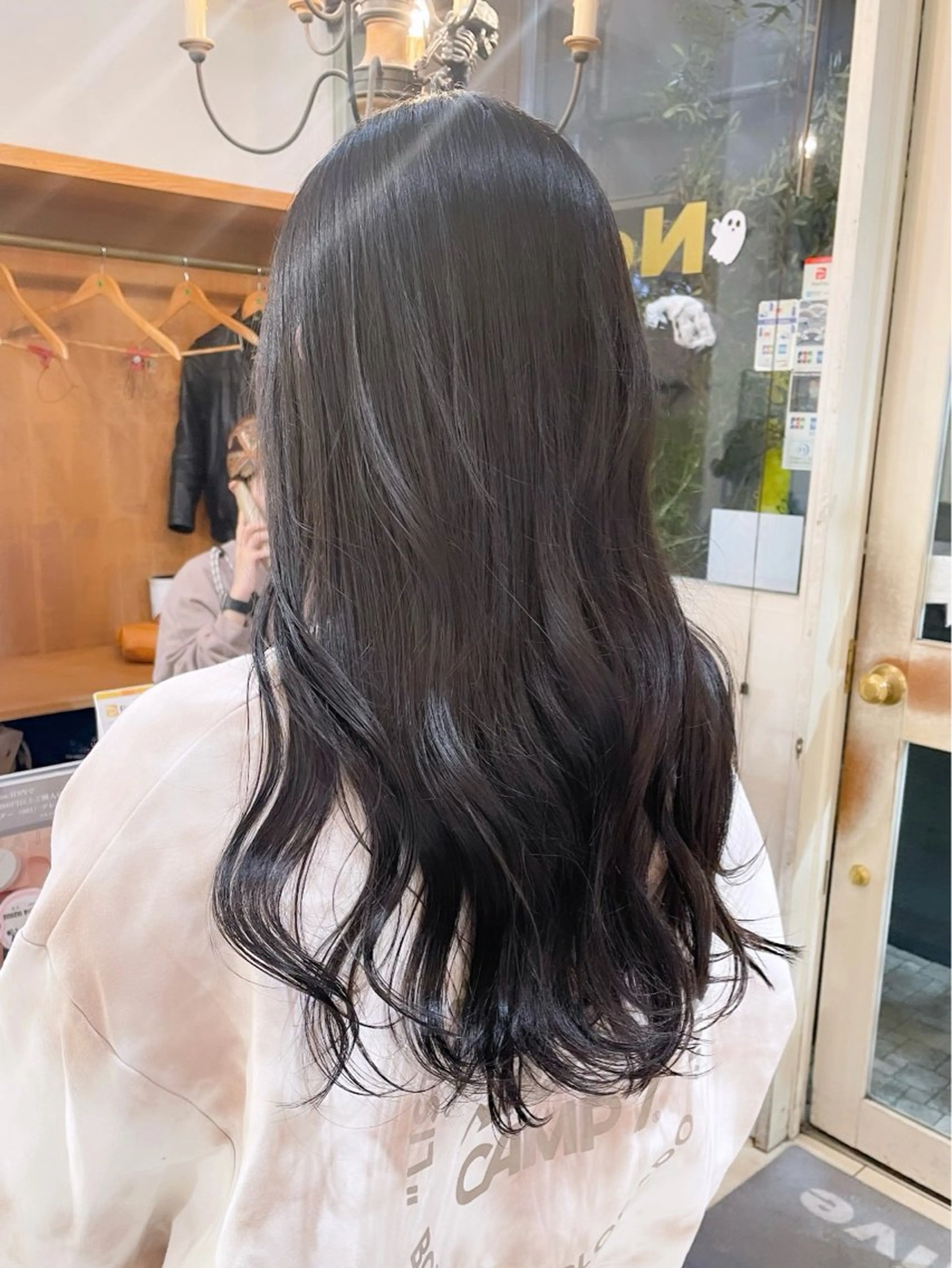 ロング パーマ カット パーマ トリートメント ボブ ブリーチ/miinaのヘアスタイル