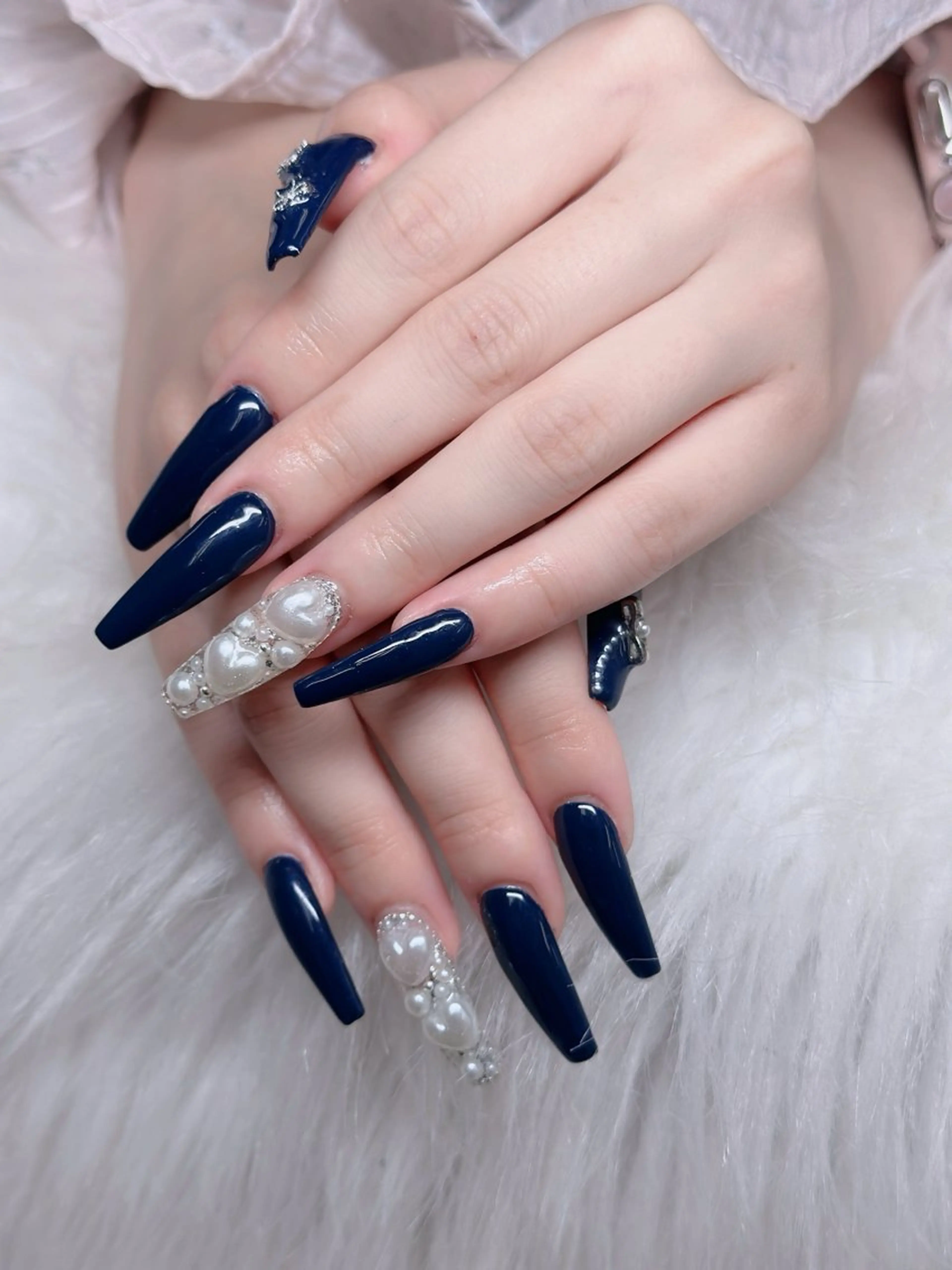 ネイル アートネイル フレンチネイル ジェルネイル 韓国ネイル マグネットネイル ハンドネイル Lenie Nail okubo所属・Lenie Nail Okuboのネイルデザイン