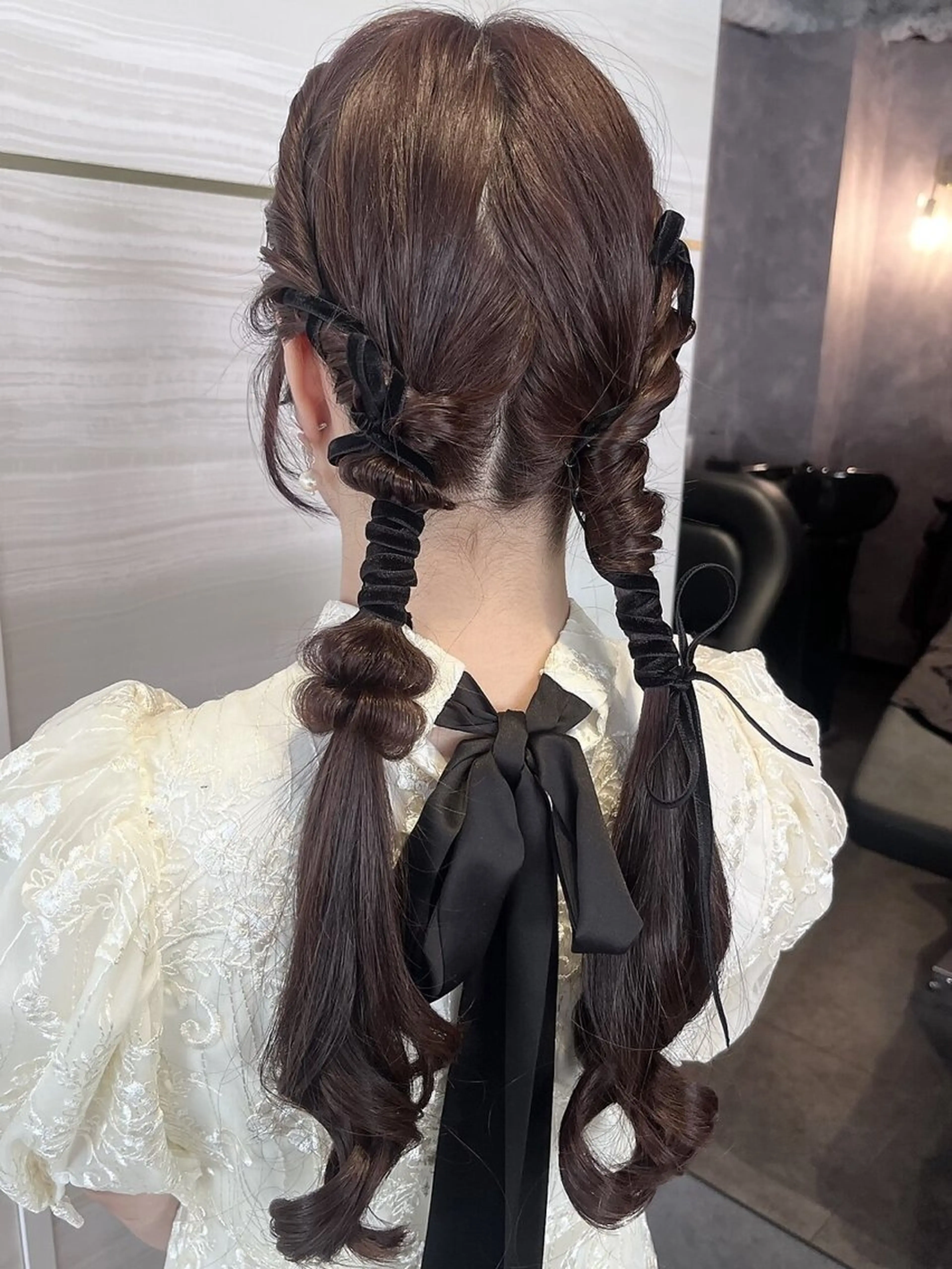 ヘアアレンジ ヘアセット 🎀asumi カラーモデル🎀のヘアスタイル