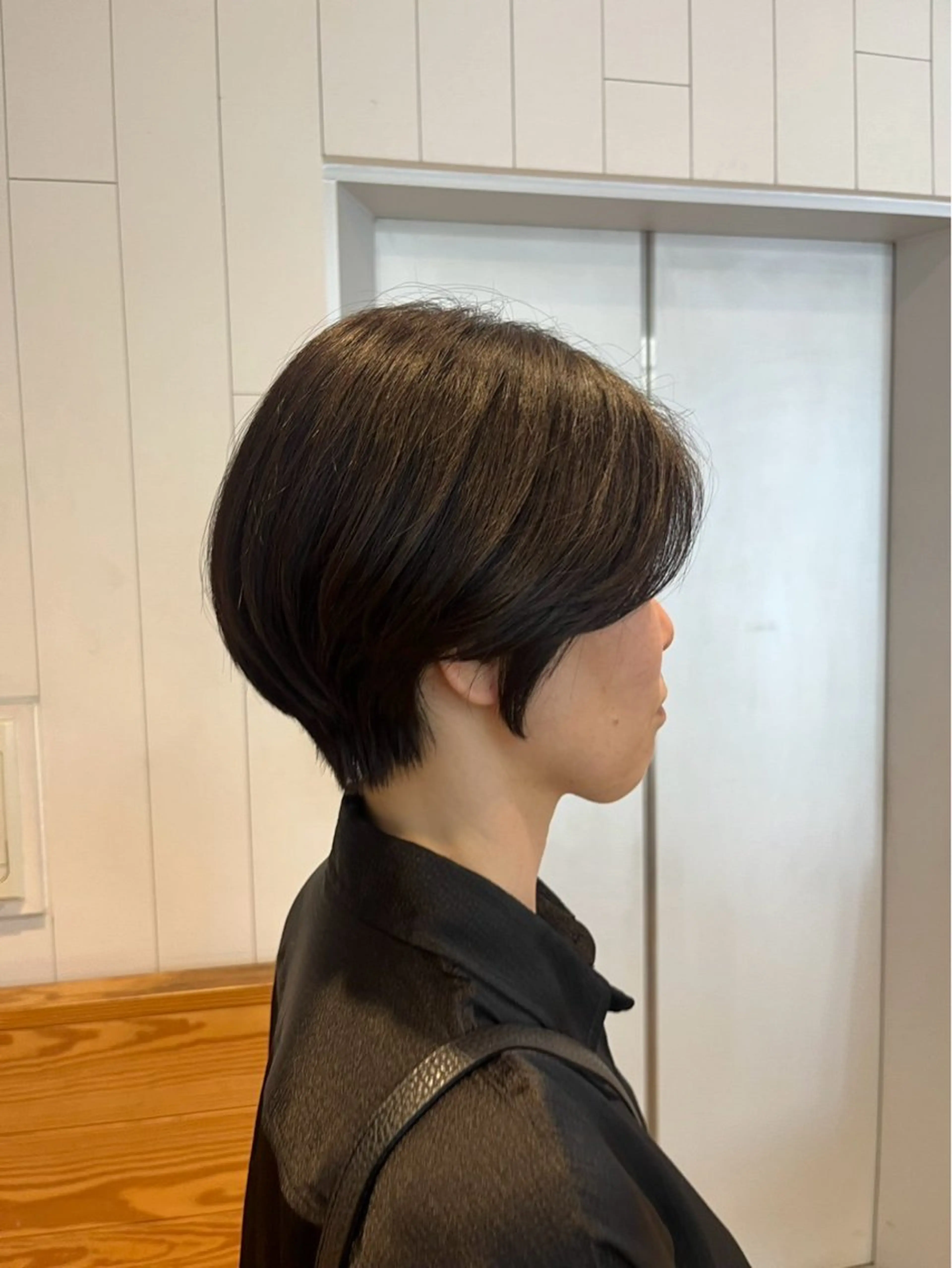 ショート 学生 ショートヘア 横田 七美のヘアスタイル