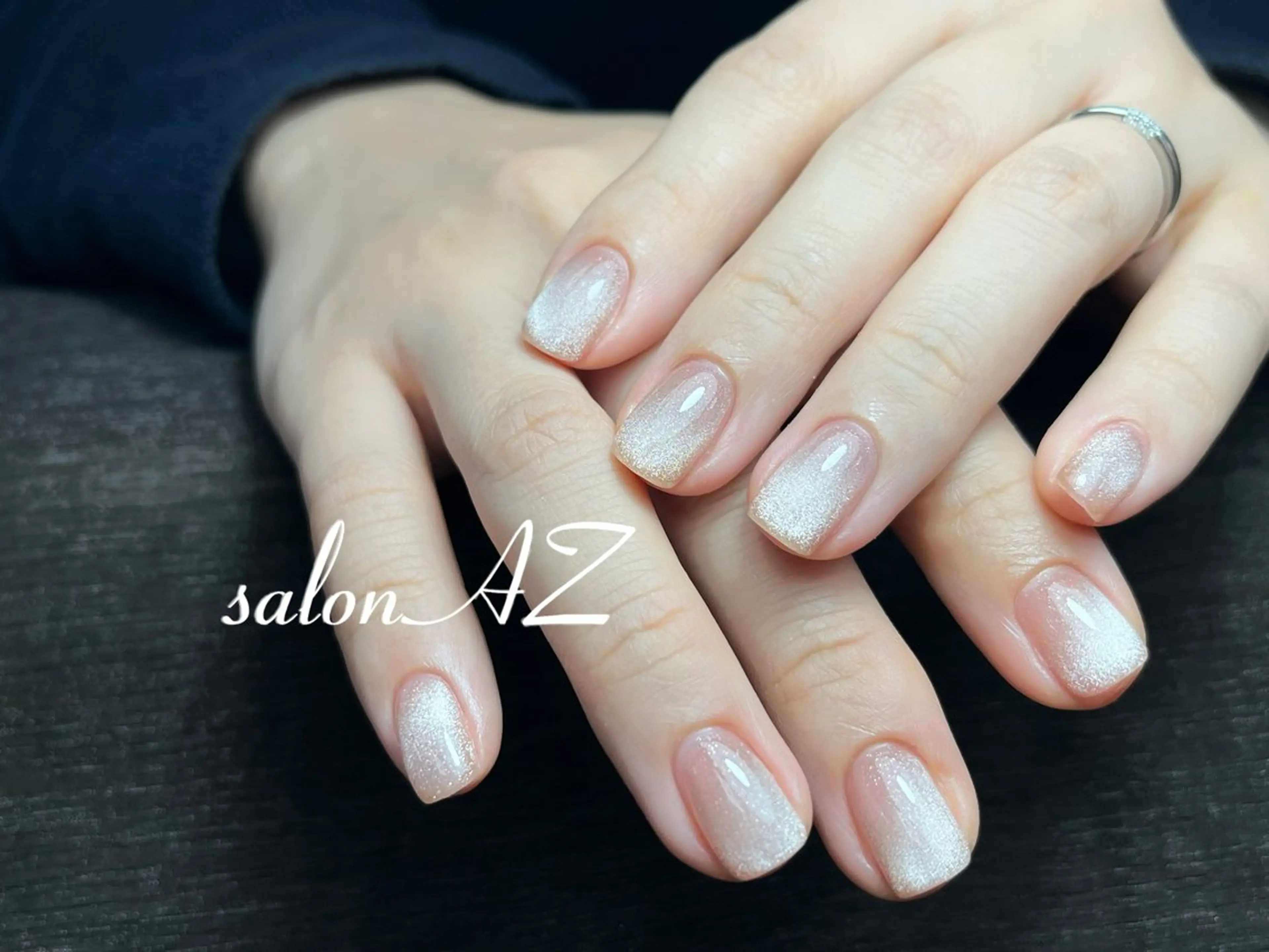 ネイル 長さ出し フットネイル フレンチネイル マグネットネイル ニュアンスネイル ハンドネイル salonAZ トップネイリストのネイルデザイン