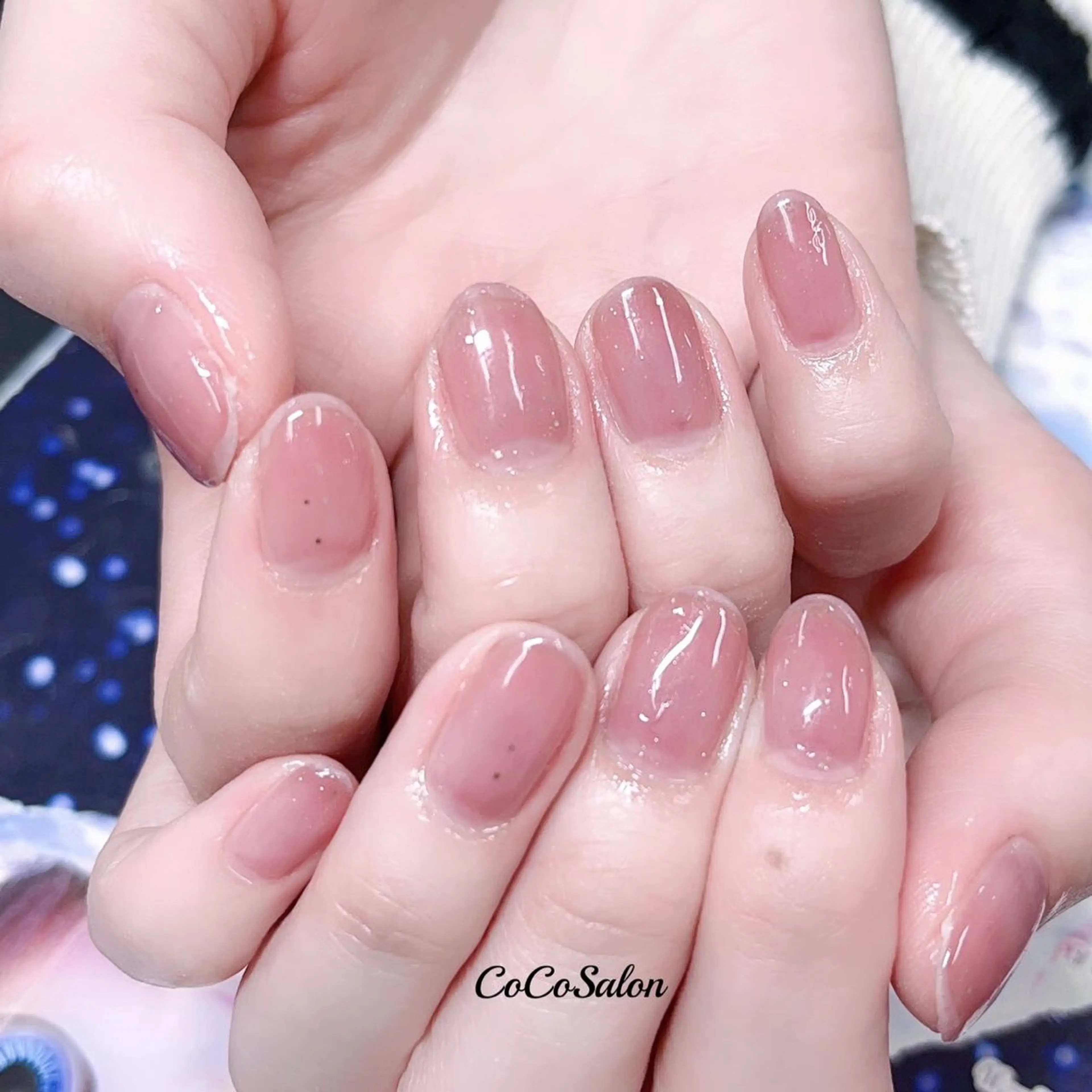 ネイル ボルドー ワンカラーネイル 冬ネイル ハンドネイル CoCo Salon ネイル/睫毛/脱毛のネイルデザイン
