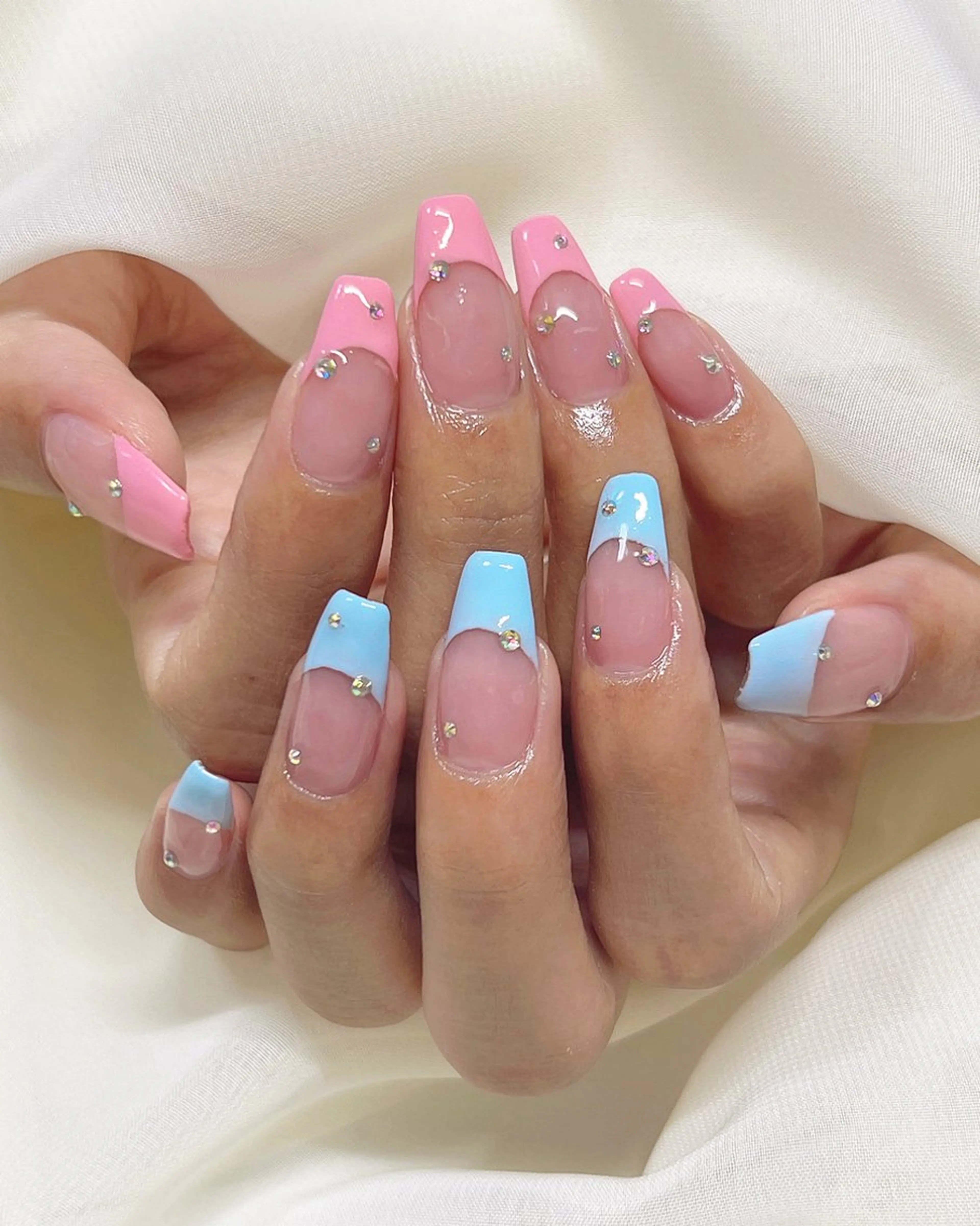 ネイル フレンチネイル シンプルネイル nail salon MUAのネイルデザイン