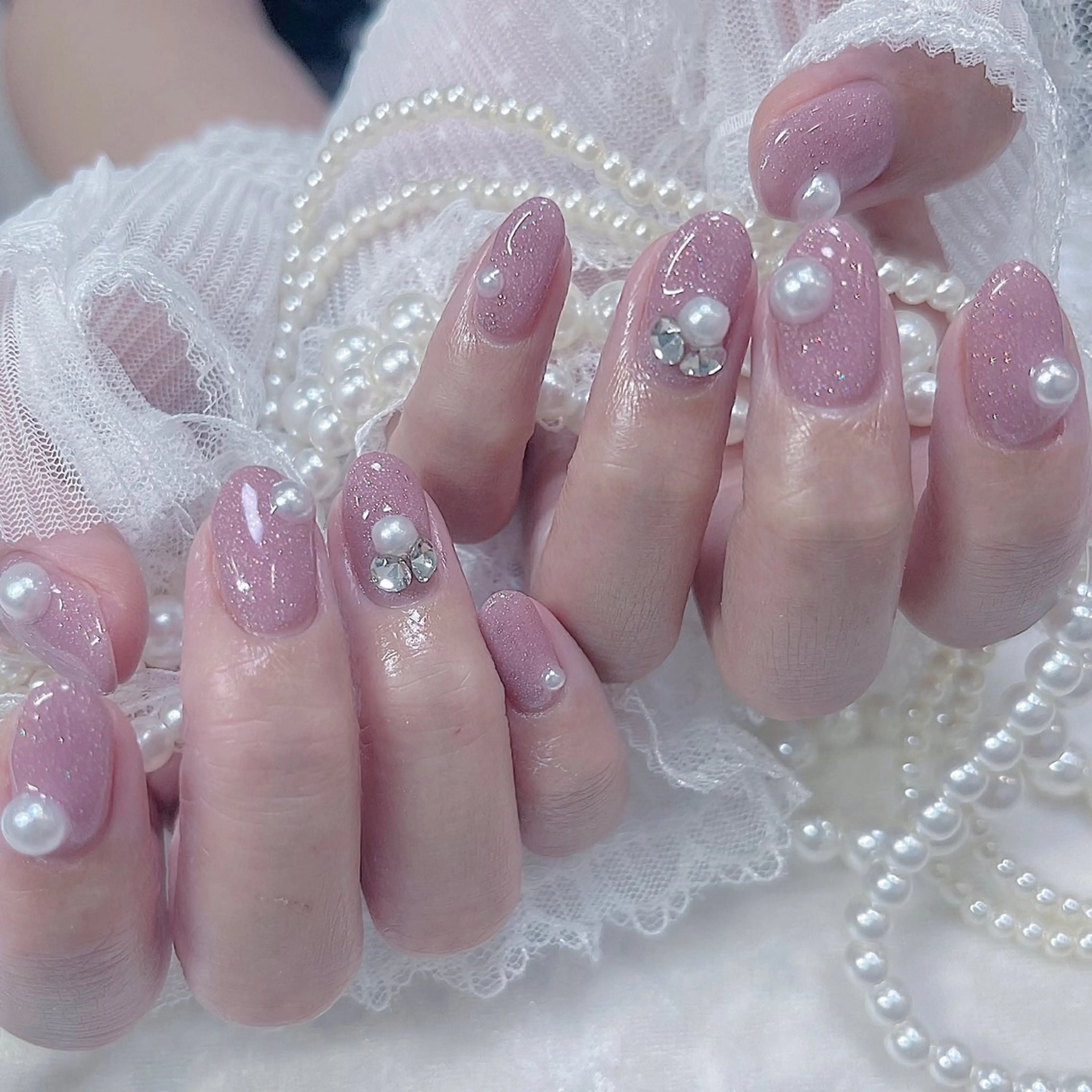 ネイル ハンドネイル Maya 🧊🫧‪のネイルデザイン