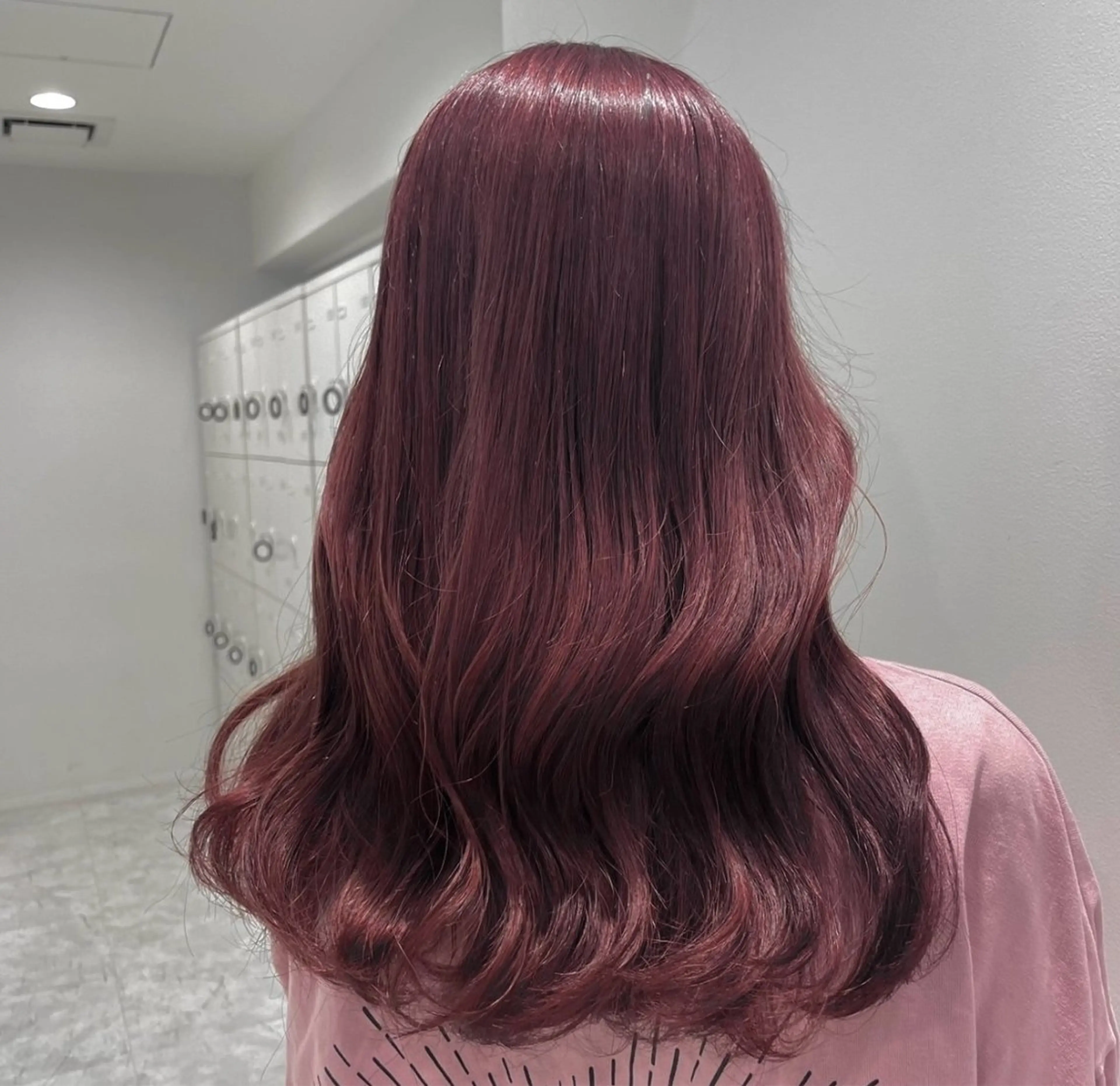 セミロング ヘアカラー ヘアセット 🤍ベージュ/透明感 韓国ヘア/まりん🤍のヘアスタイル