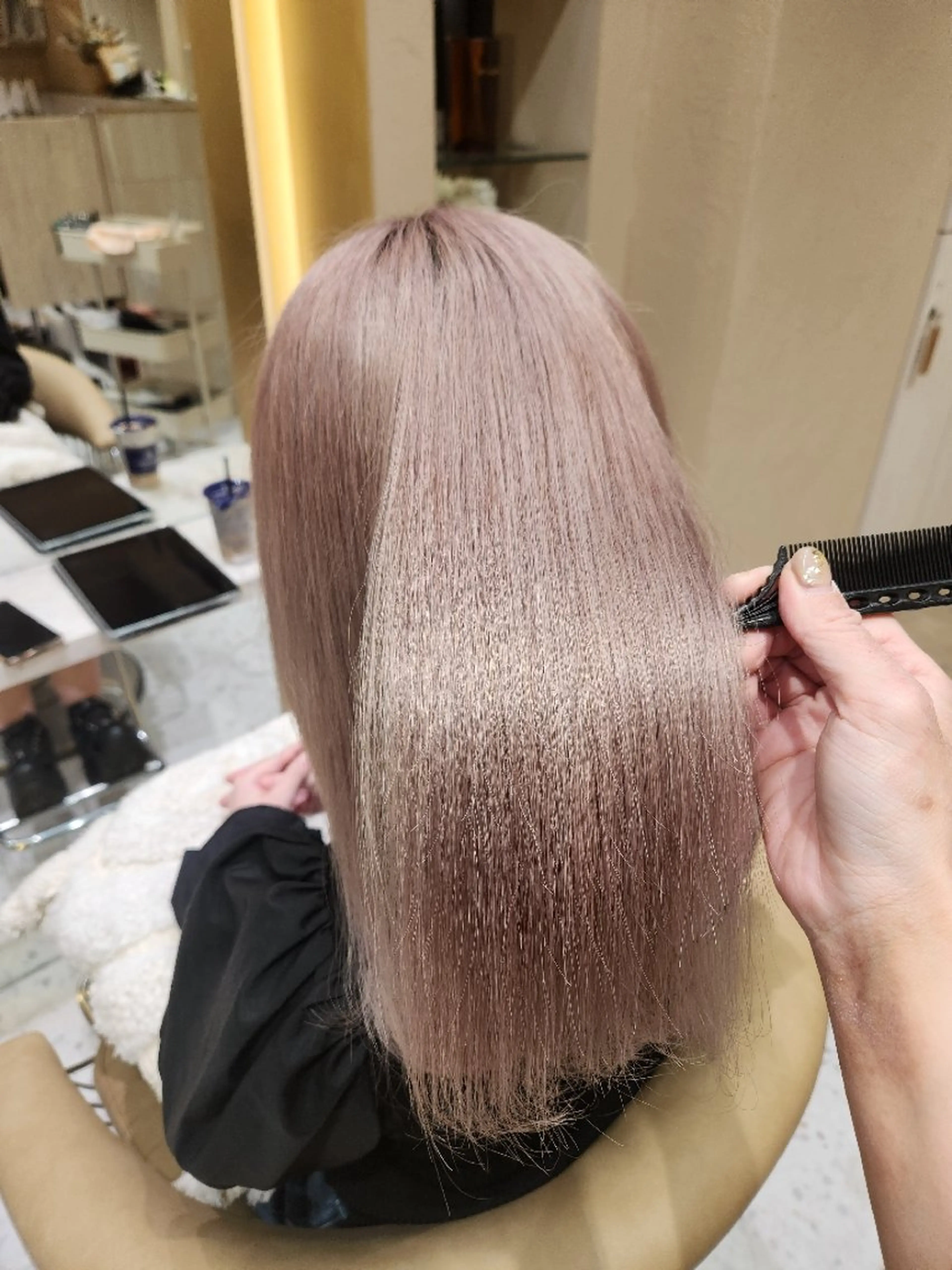 セミロング トリートメント あかね☆ヘアアレンジ /ボブ/縮毛矯正のヘアスタイル