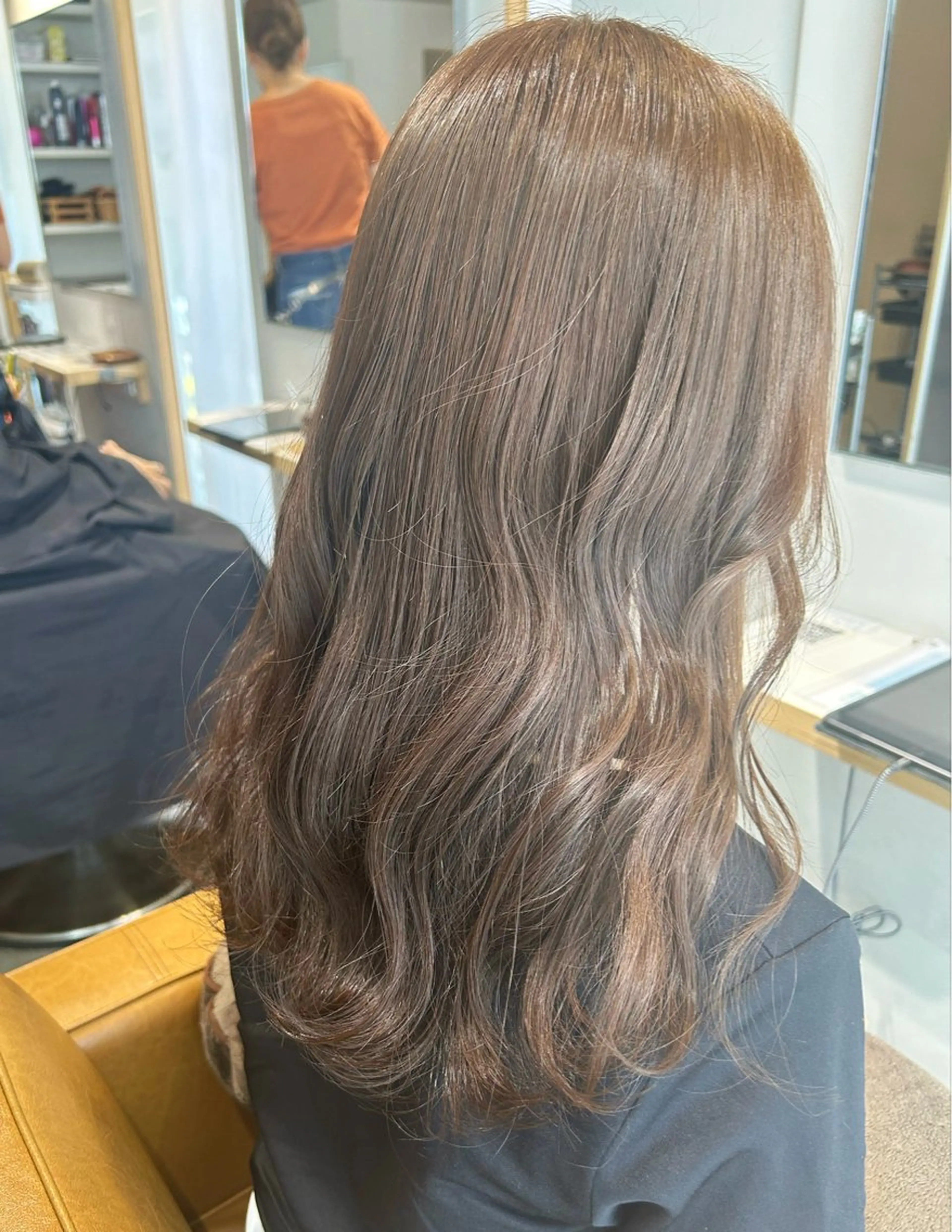 ロング カット ヘアカラー トリートメント 艶髪/韓国風🤍🖤 小林実央‎のヘアスタイル