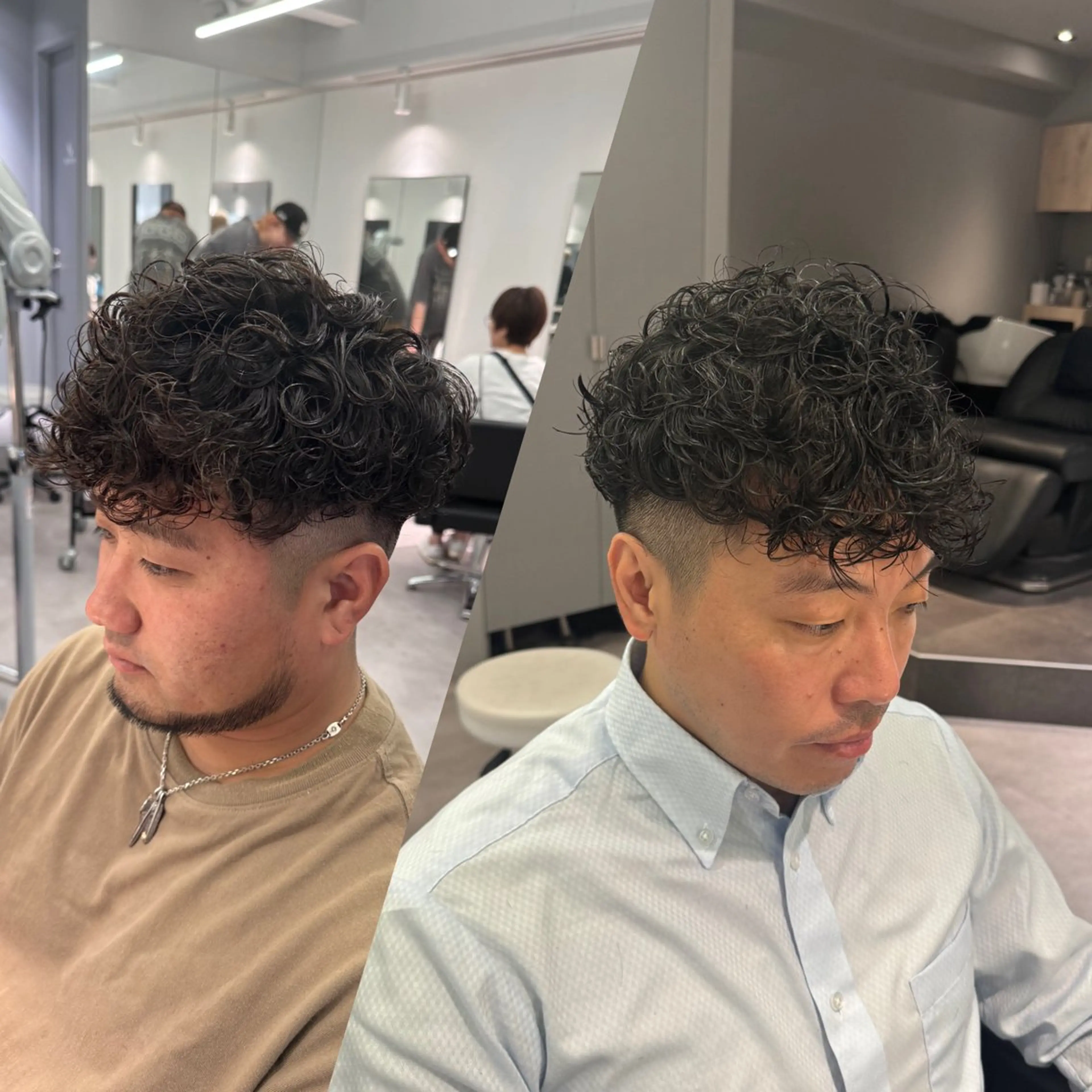 パーマ R/🤎 パーマ＆ブリーチ🔥のヘアスタイル