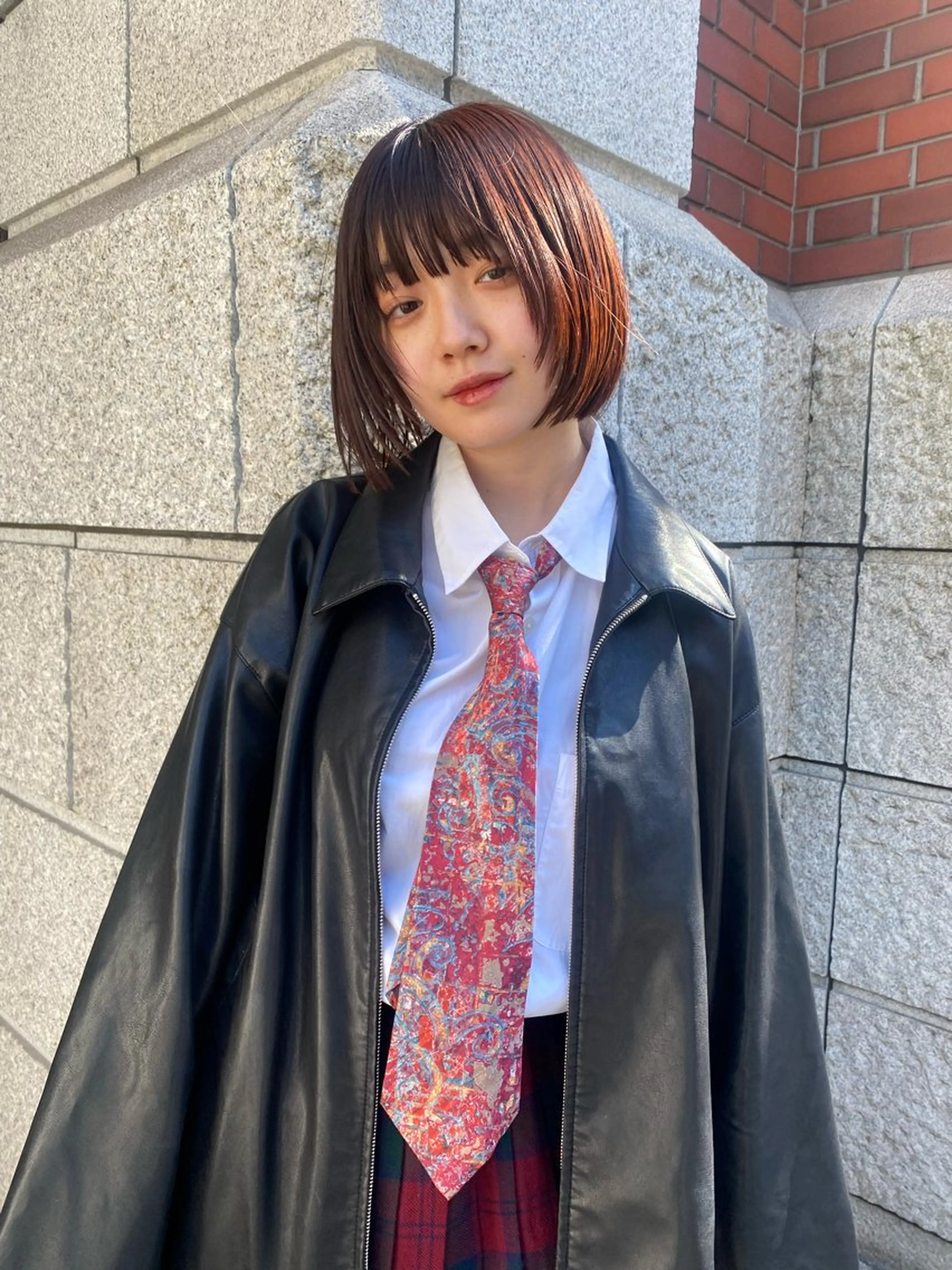ショート ボブ 顔周りカット レイヤーカット レイヤー/ボブ /河内温太のヘアスタイル