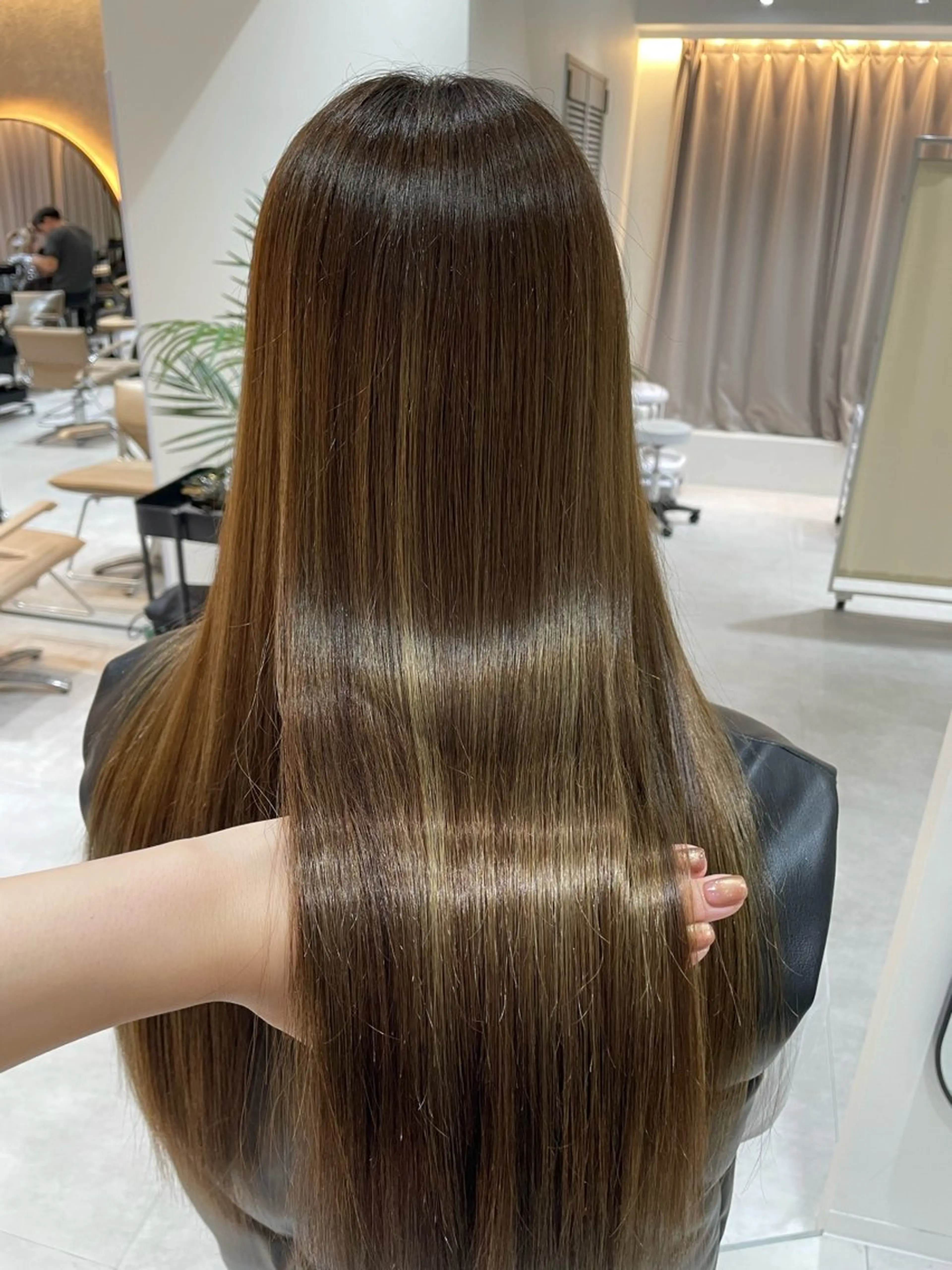 ロング カラー トリートメント ゆきのZina京都駅 ヘッドスパ/髪質改善のヘアスタイル