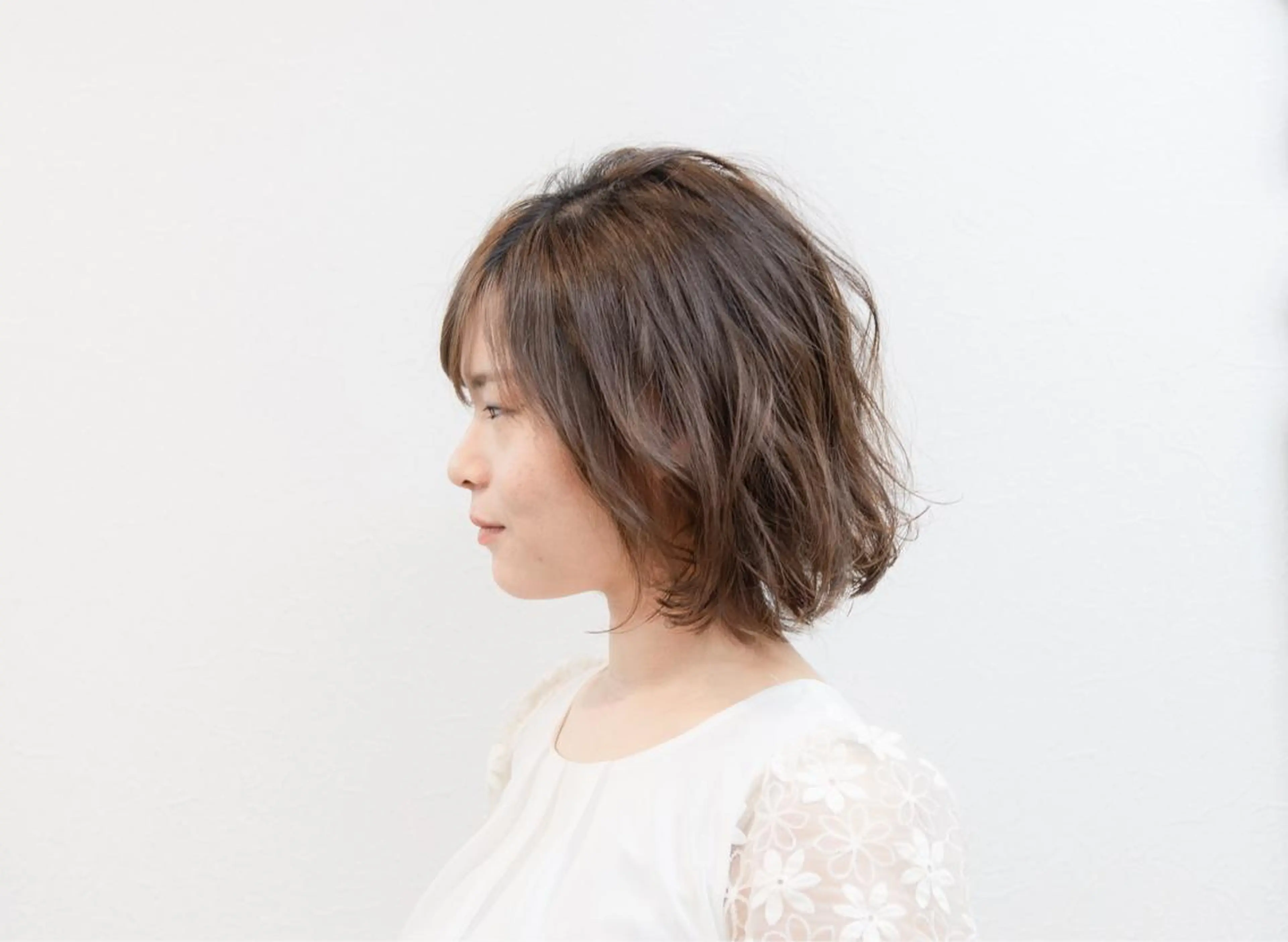 ミディアム カラー アッシュ ベージュカラー ボブ カット ヘアカラー 【H.GENTIL】 TERUのその他イメージ