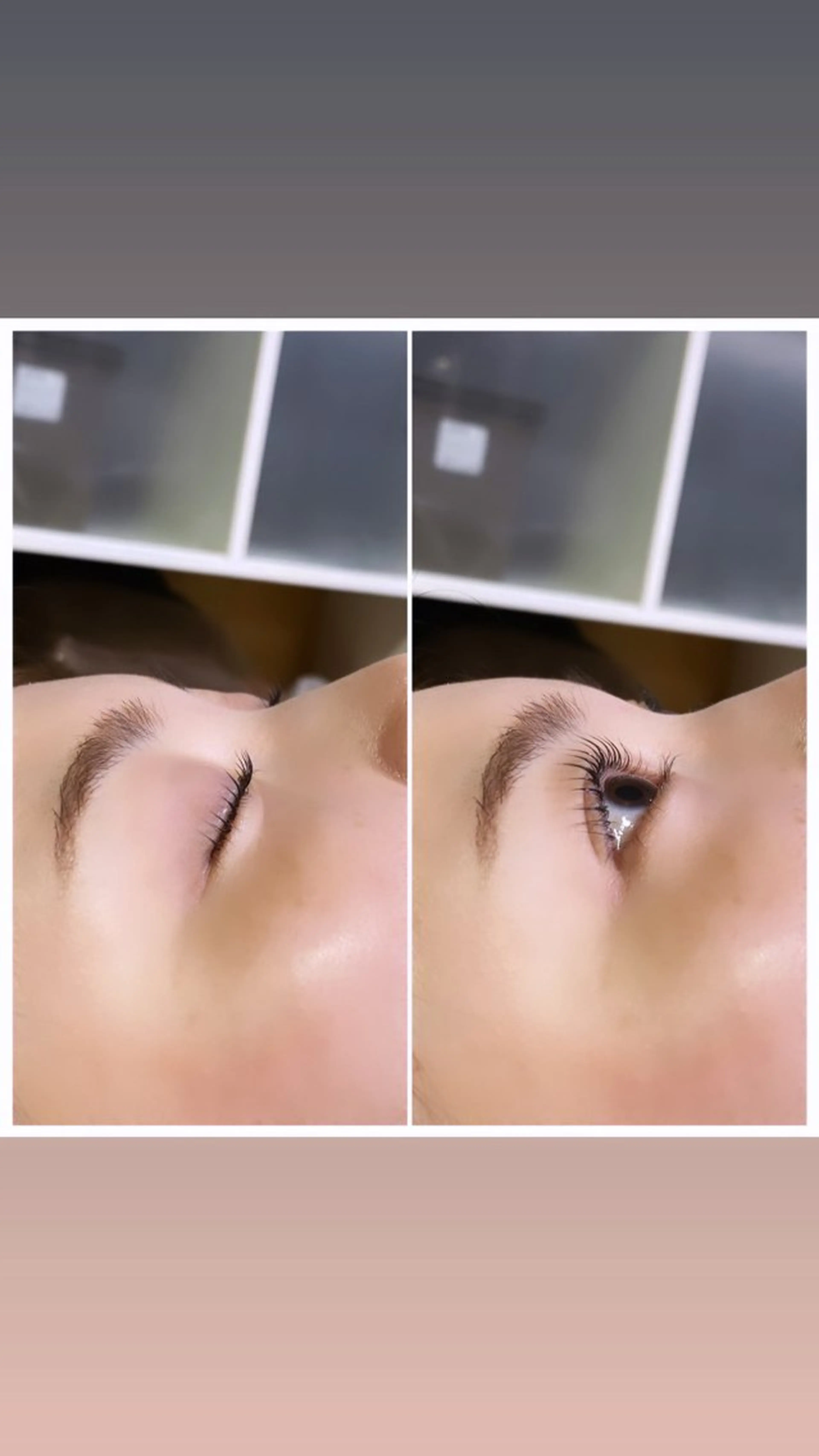 モンテラッシュリフト(まつ毛パーマ)上下の写真