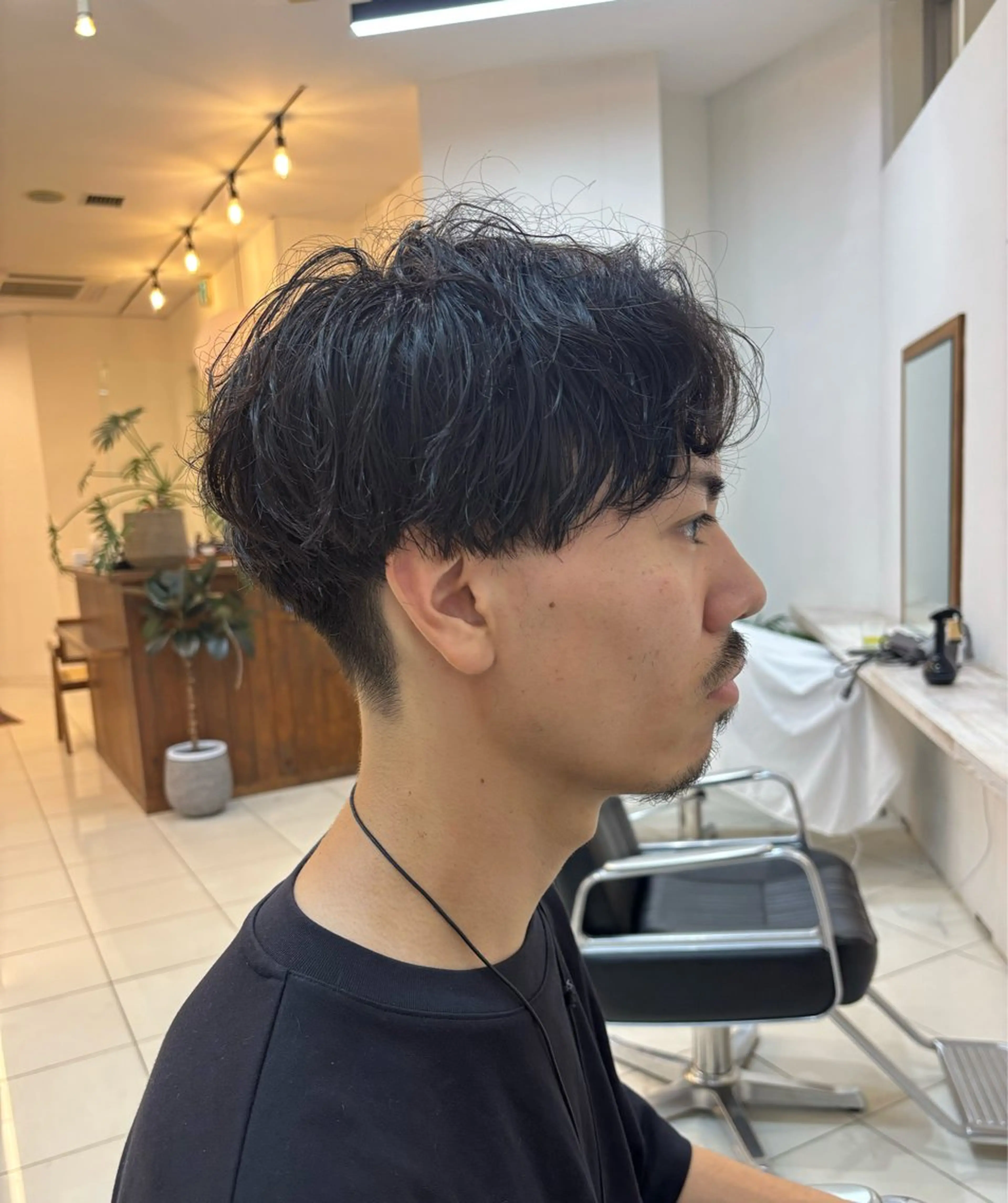 メンズ カット ボブパーマ/パーマ Rico💟のヘアスタイル