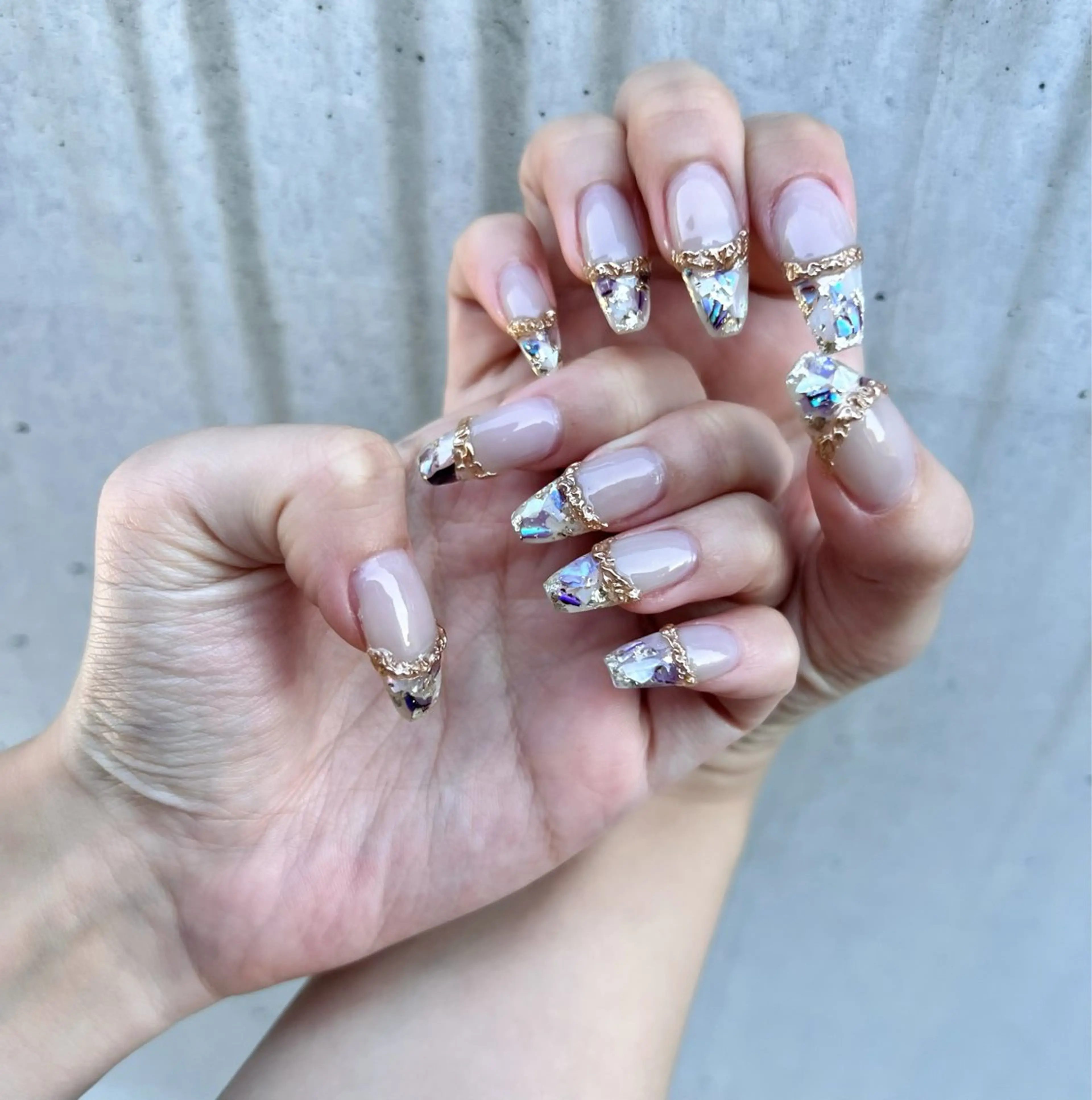 ネイル ジェルネイル おそろいネイル ハンドネイル Nail Room Ｒのネイルデザイン