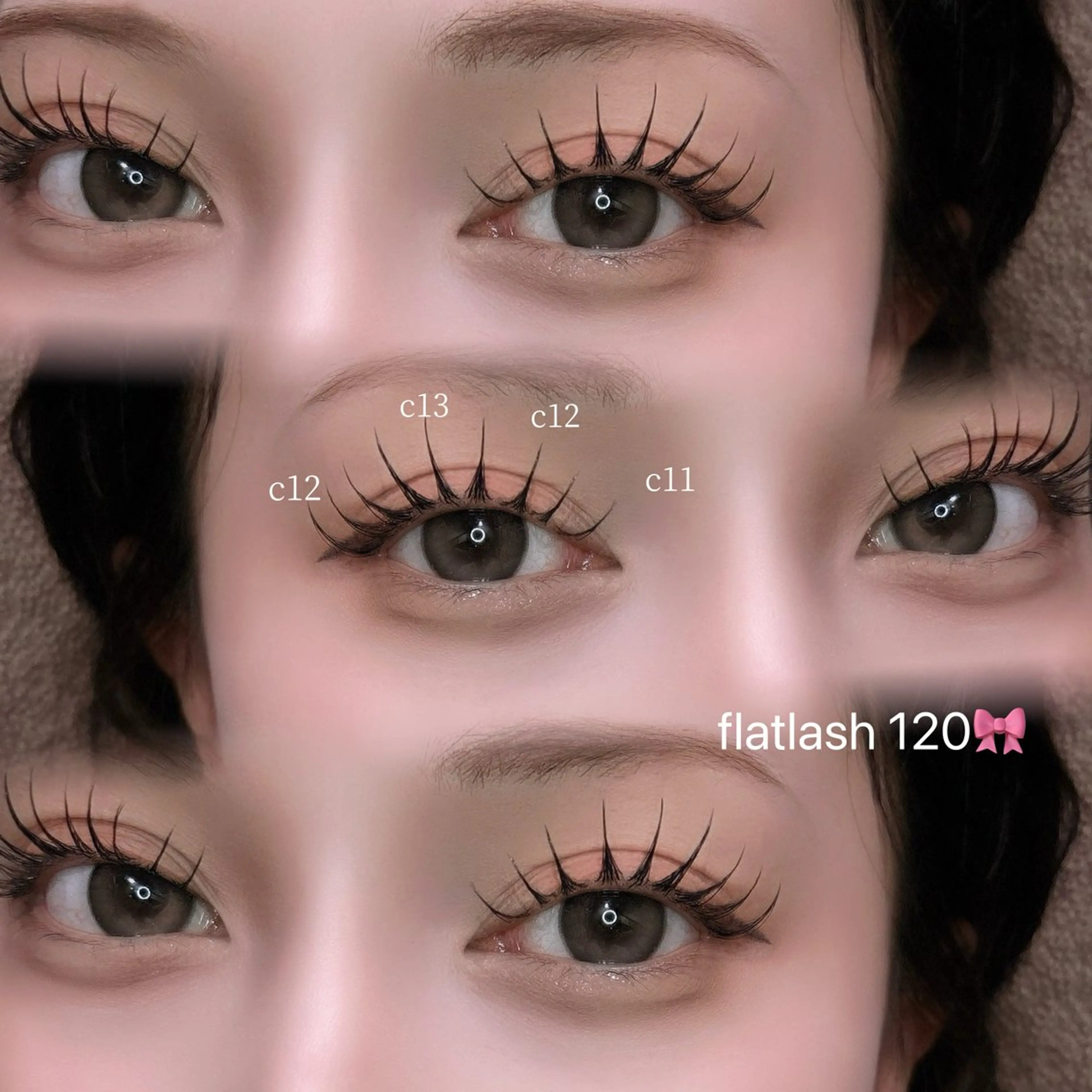 マツエク・マツパ フラットラッシュ マツエク fein. nodoka✮のマツエク・マツパデザイン