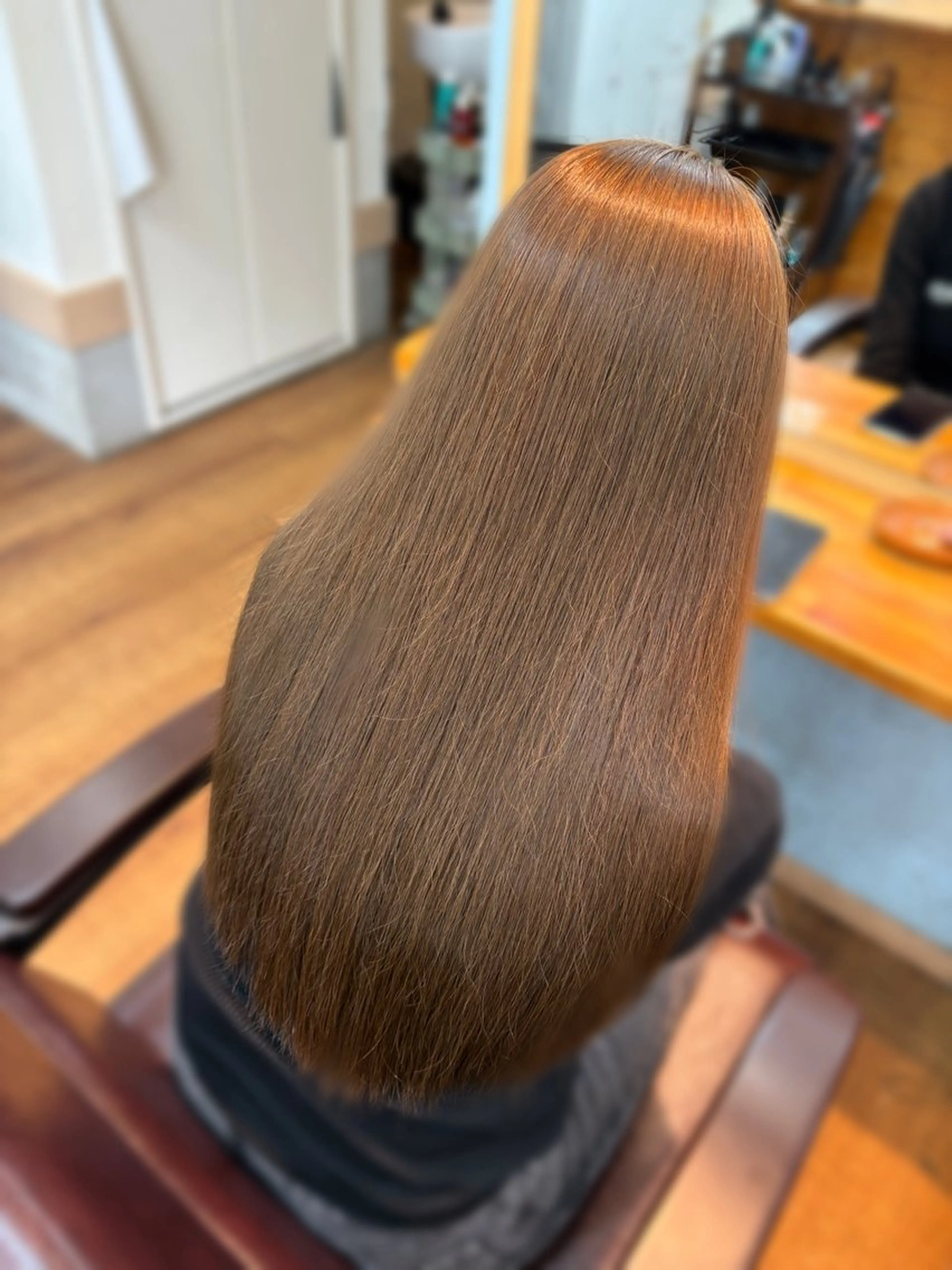 ロング カラー ヘアカラー トリートメント ヘッドスパ 🩶西 雪乃/透明感 🫧/赤み消し✨🩶のヘアスタイル