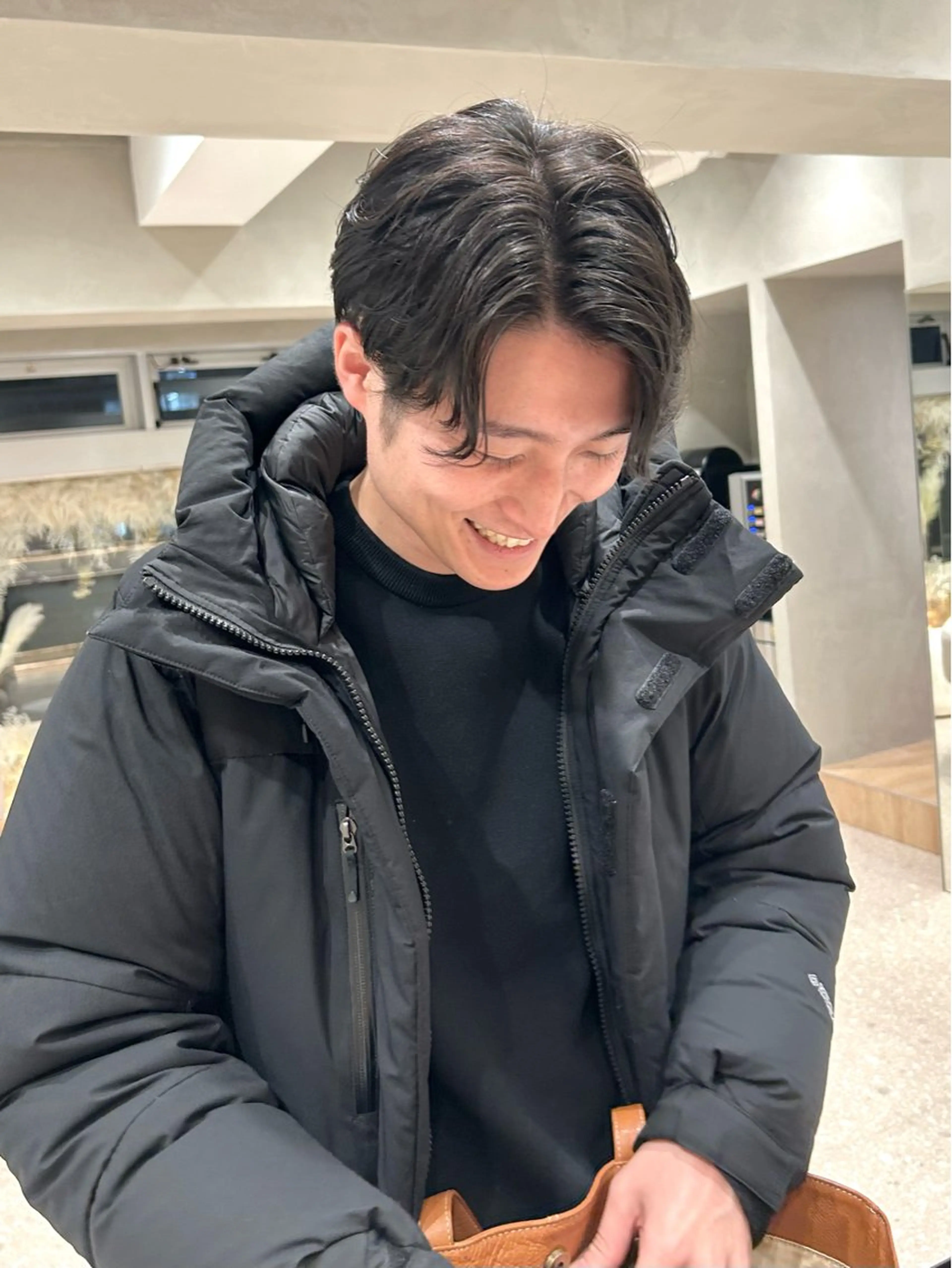 パーマ メンズ Luce横浜店所属・yuu 🪴 透明感 カラー/メンズパーマのヘアスタイル