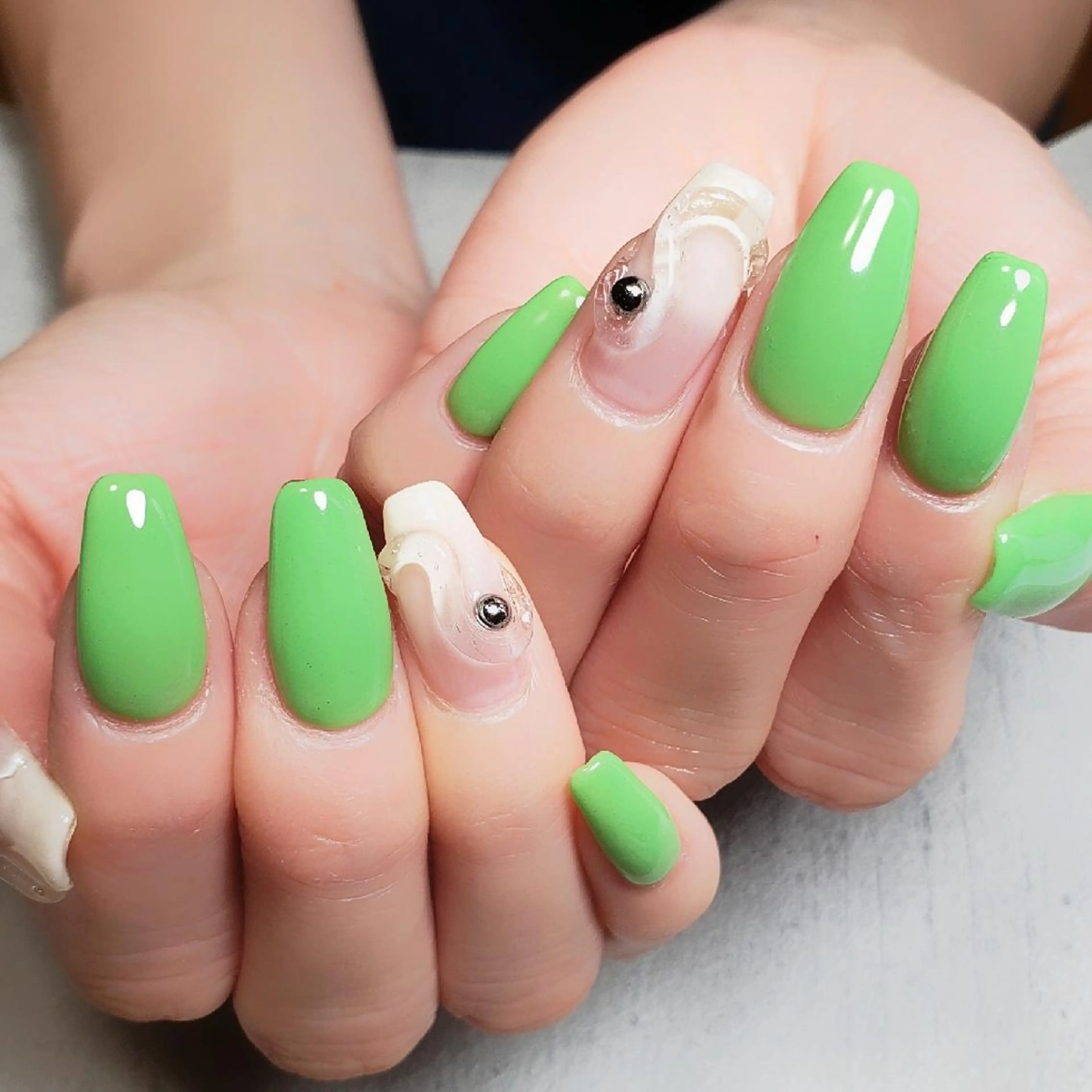 ネイル アートネイル ワンカラーネイル MU5-nail 金山ネイルサロンのネイルデザイン
