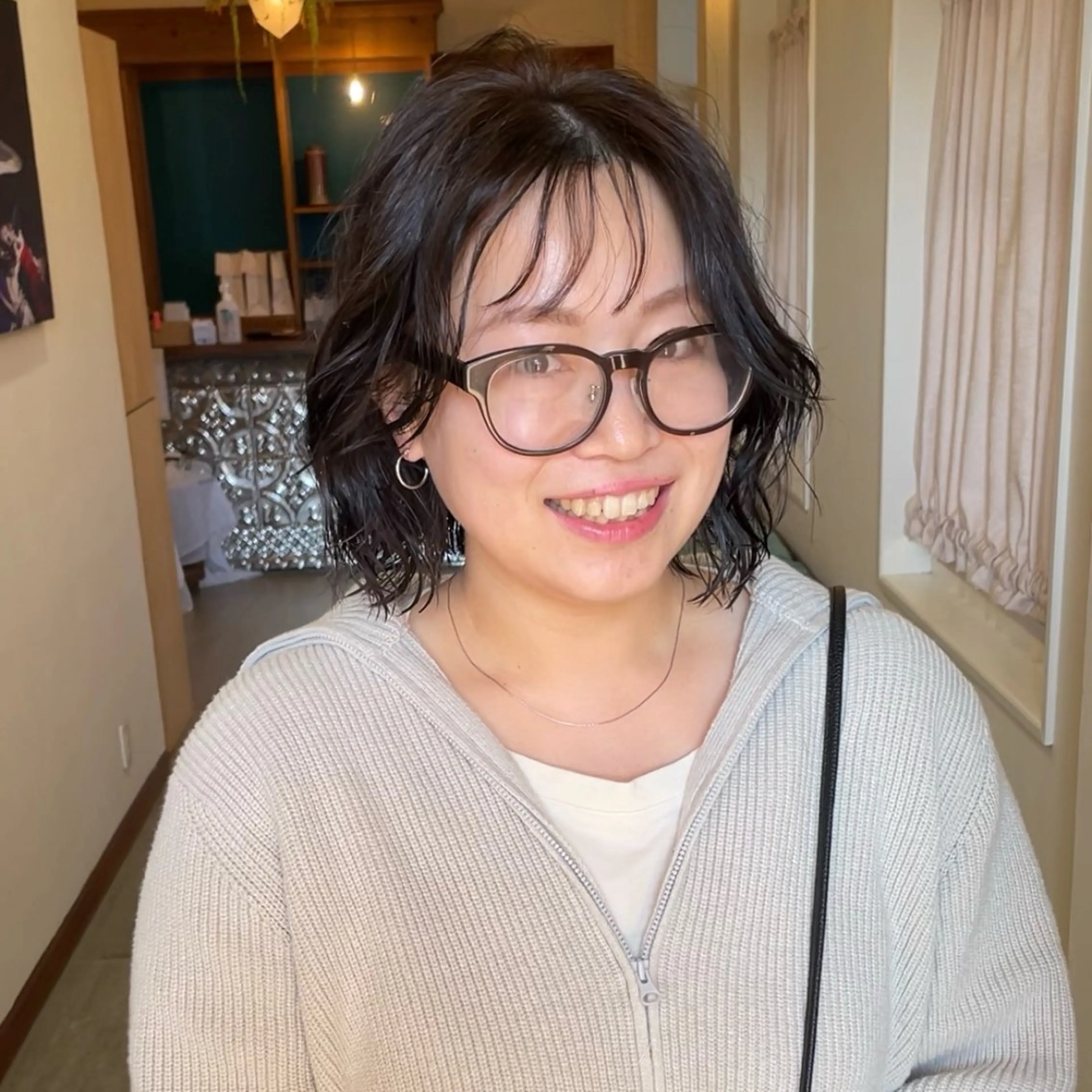 ミディアム 安藤 竜之介のヘアスタイル
