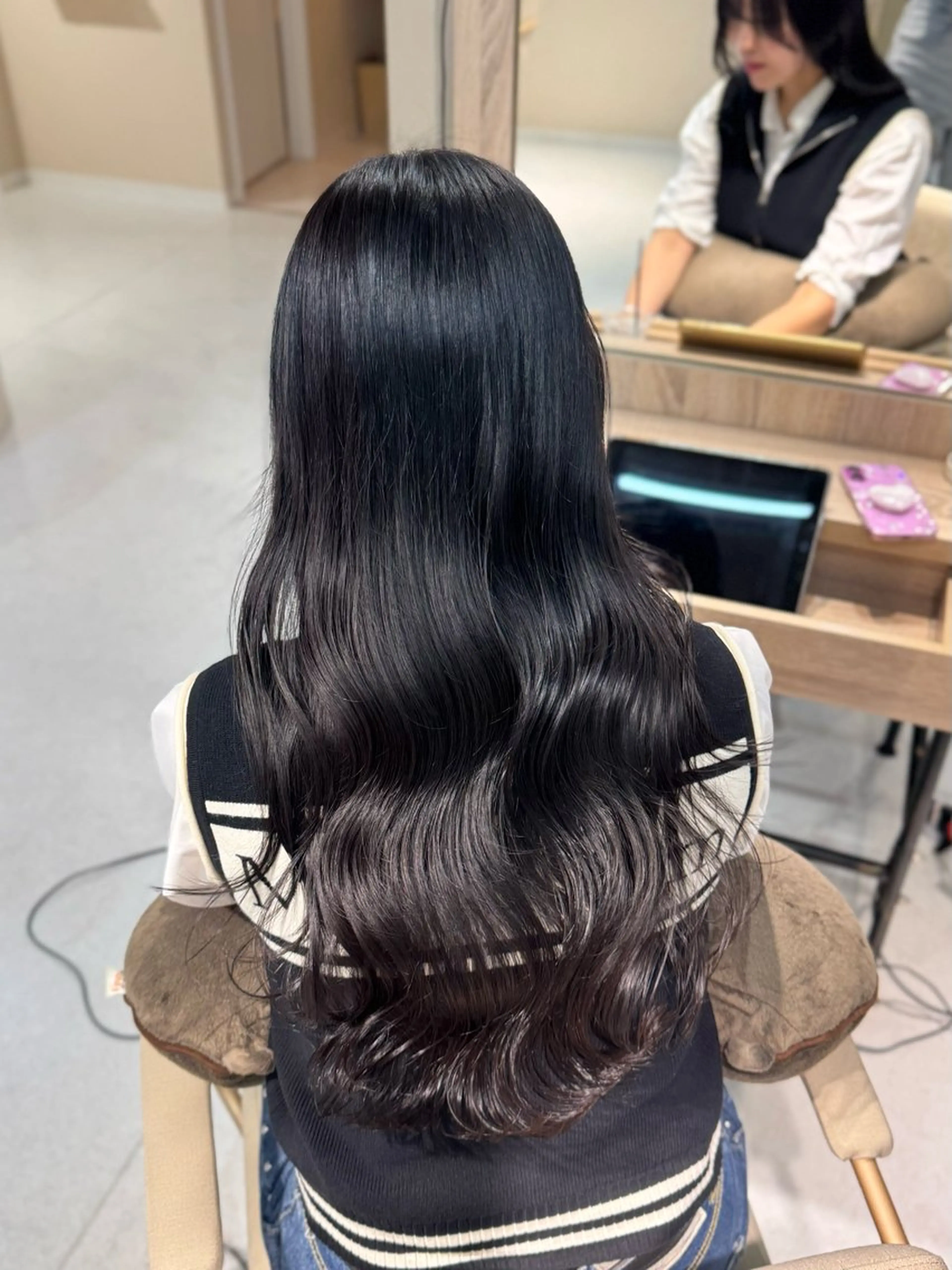 ロング カラー ラベンダーカラー ラベンダーグレー カット ヘアカラー juprey所属・jupreÿ 𝒔𝒂𝒚𝒂🍓のヘアスタイル