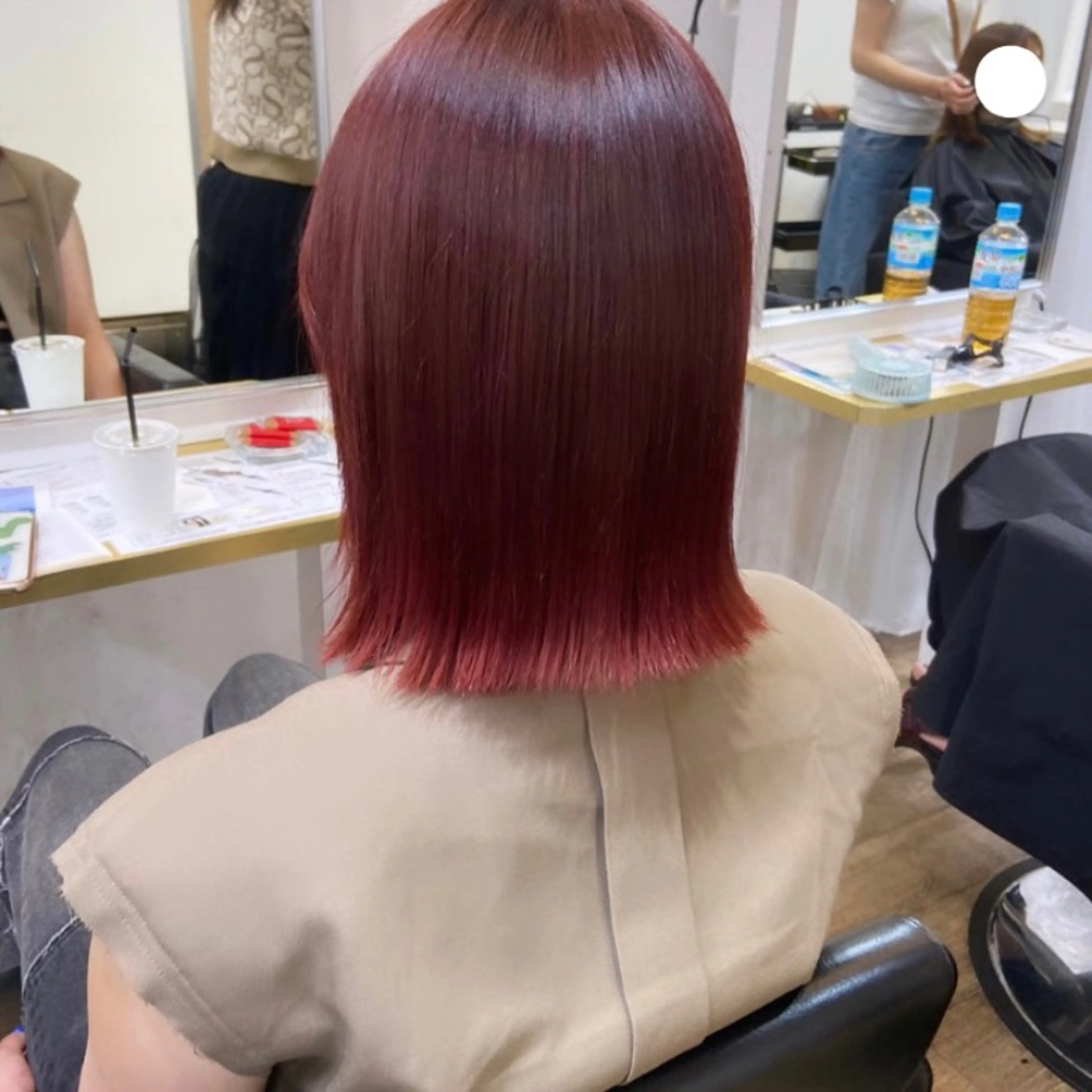 ミディアム カラー mai 🎀 エクステモデル募集のヘアスタイル