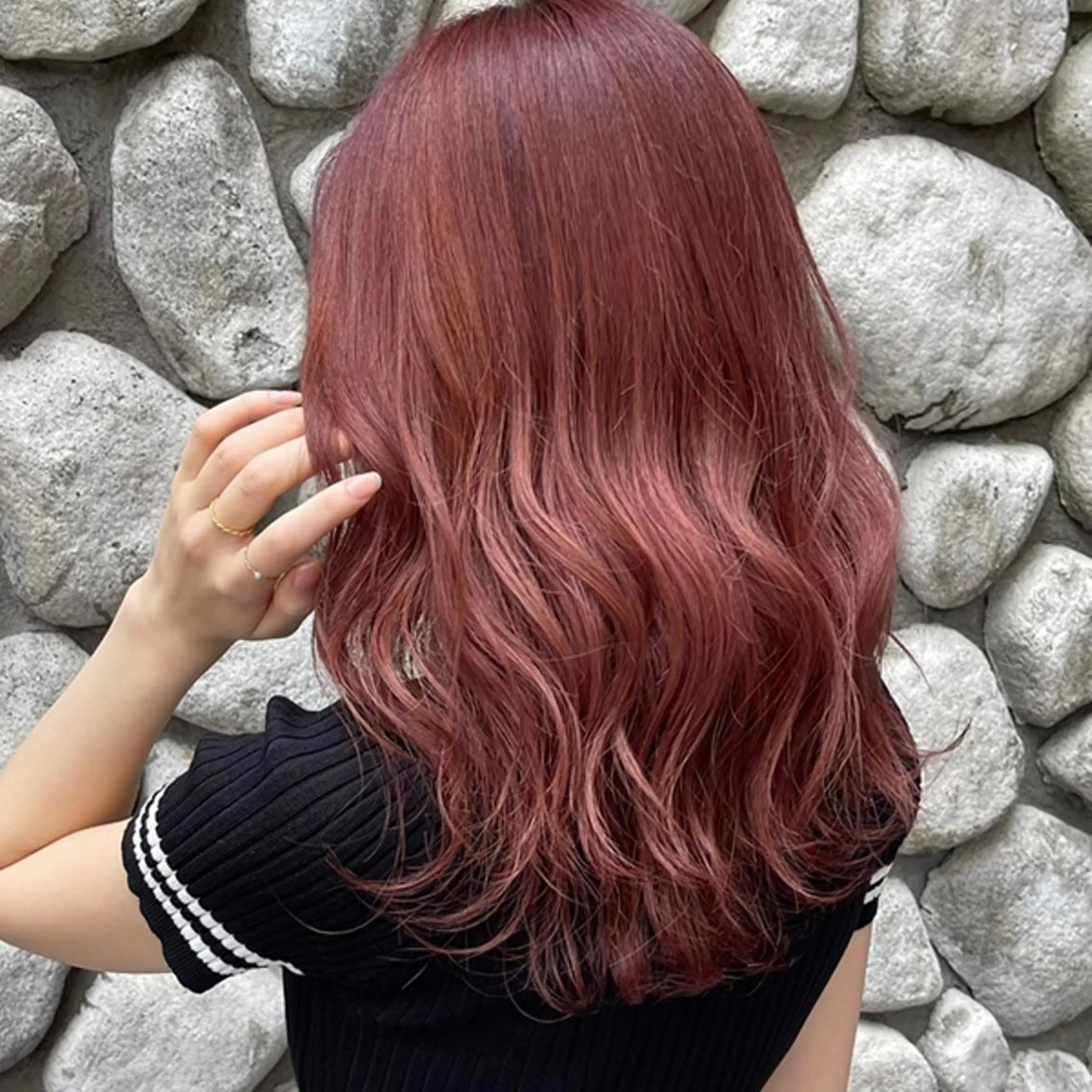 セミロング beauty: beast 大名店のヘアスタイル