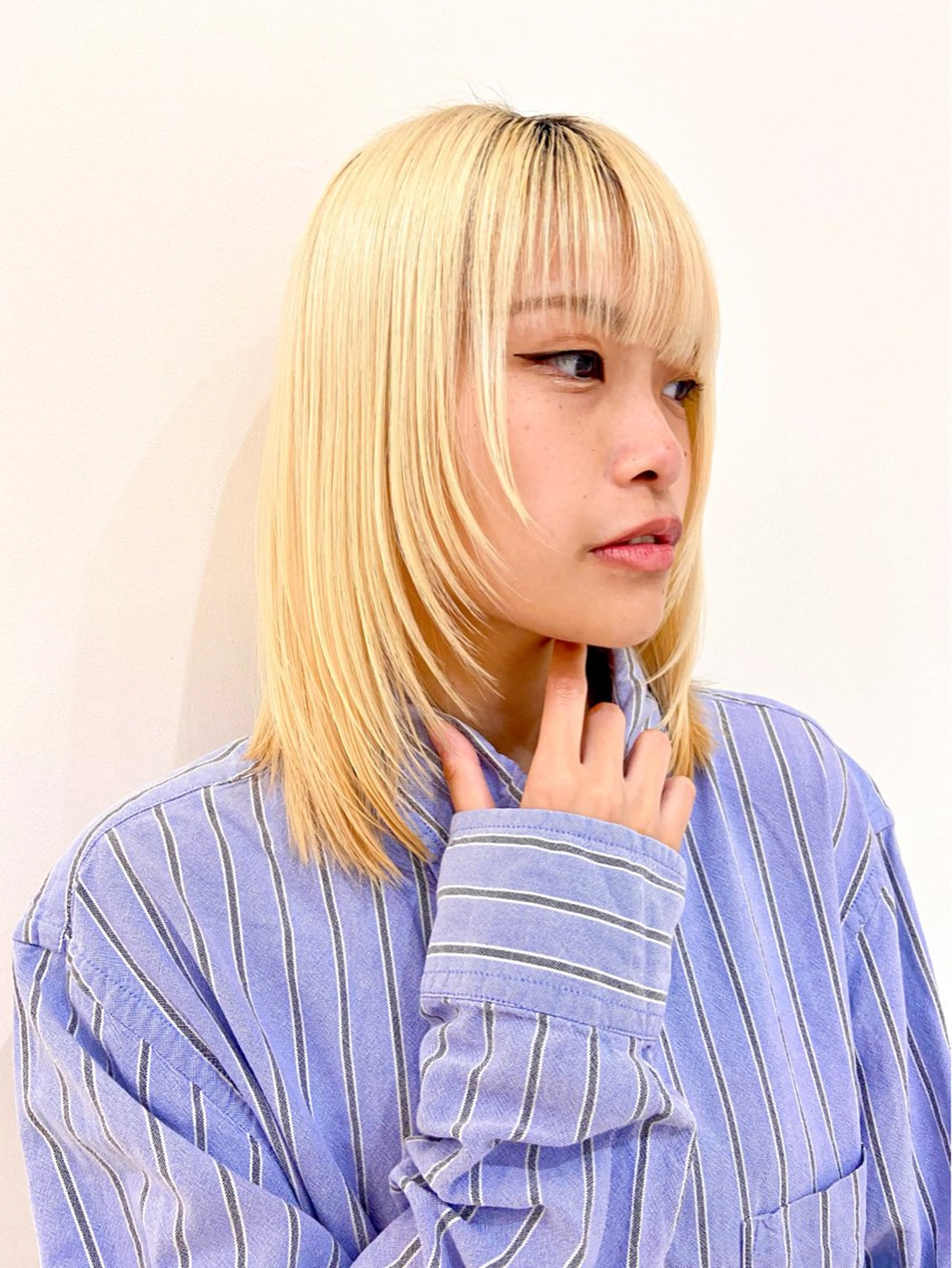 ミディアム レイヤーカット カット 縮毛矯正 ✨垢抜け/似合わせ✨ モテ髪/井谷拓馬のヘアスタイル