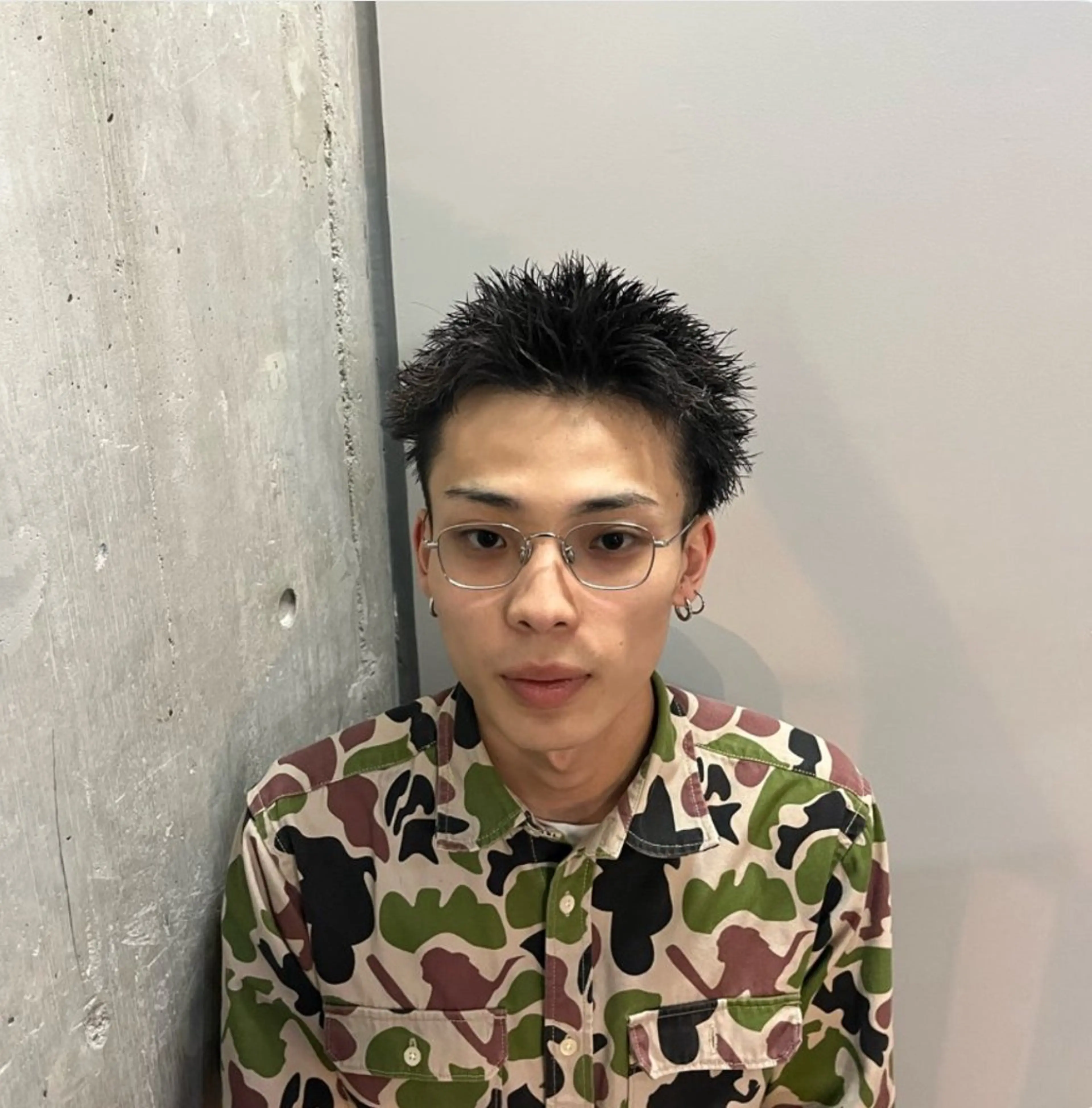 ショート カラー パーマ メンズ スパイキーショート ショートヘア カット 🔥スパイキー 特化🔥菊水皐暉🔥のヘアスタイル