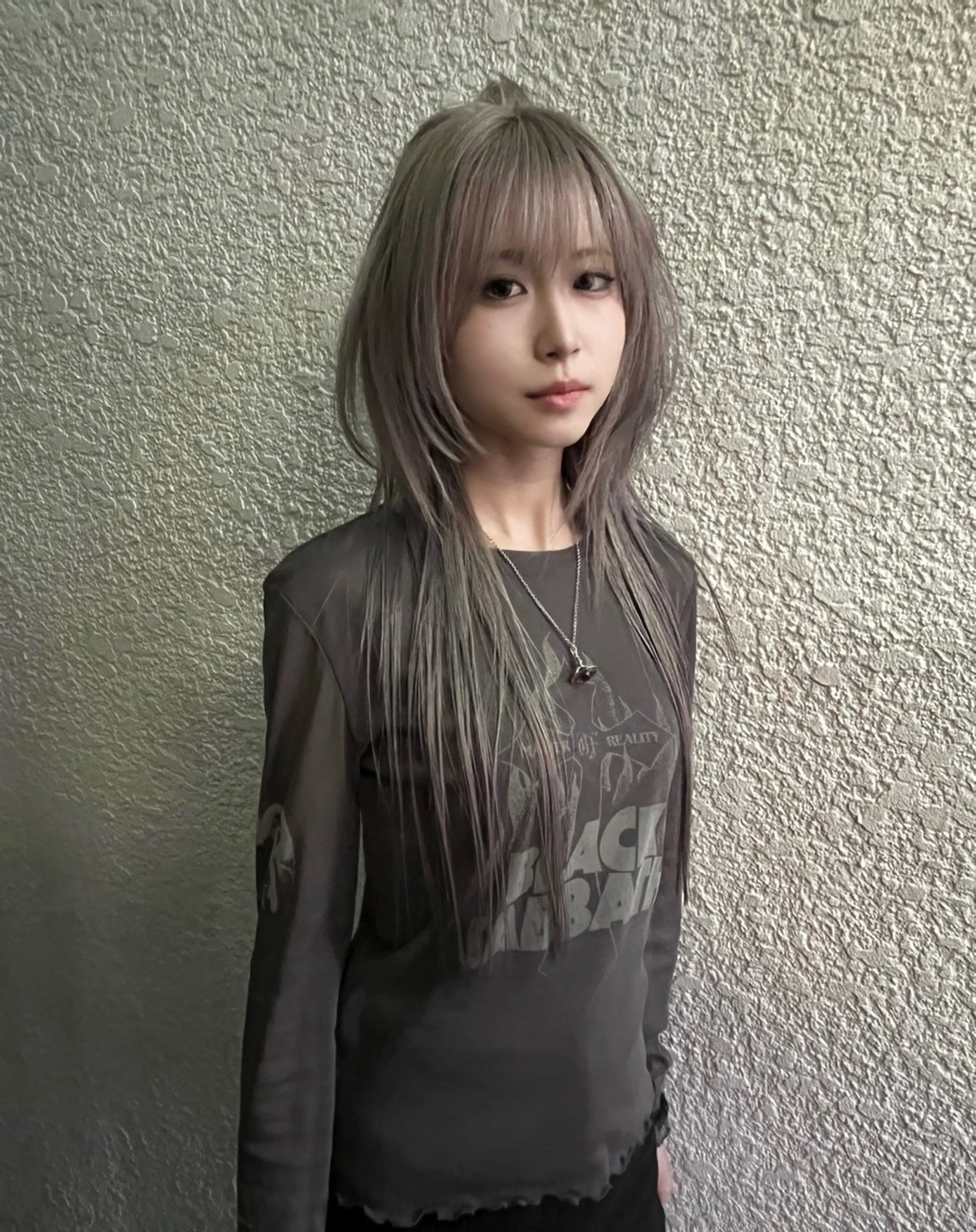 ロング ヘアカラー トリートメント 💖難波艶ハイトーン 髪質改善💖ケンシンのヘアスタイル