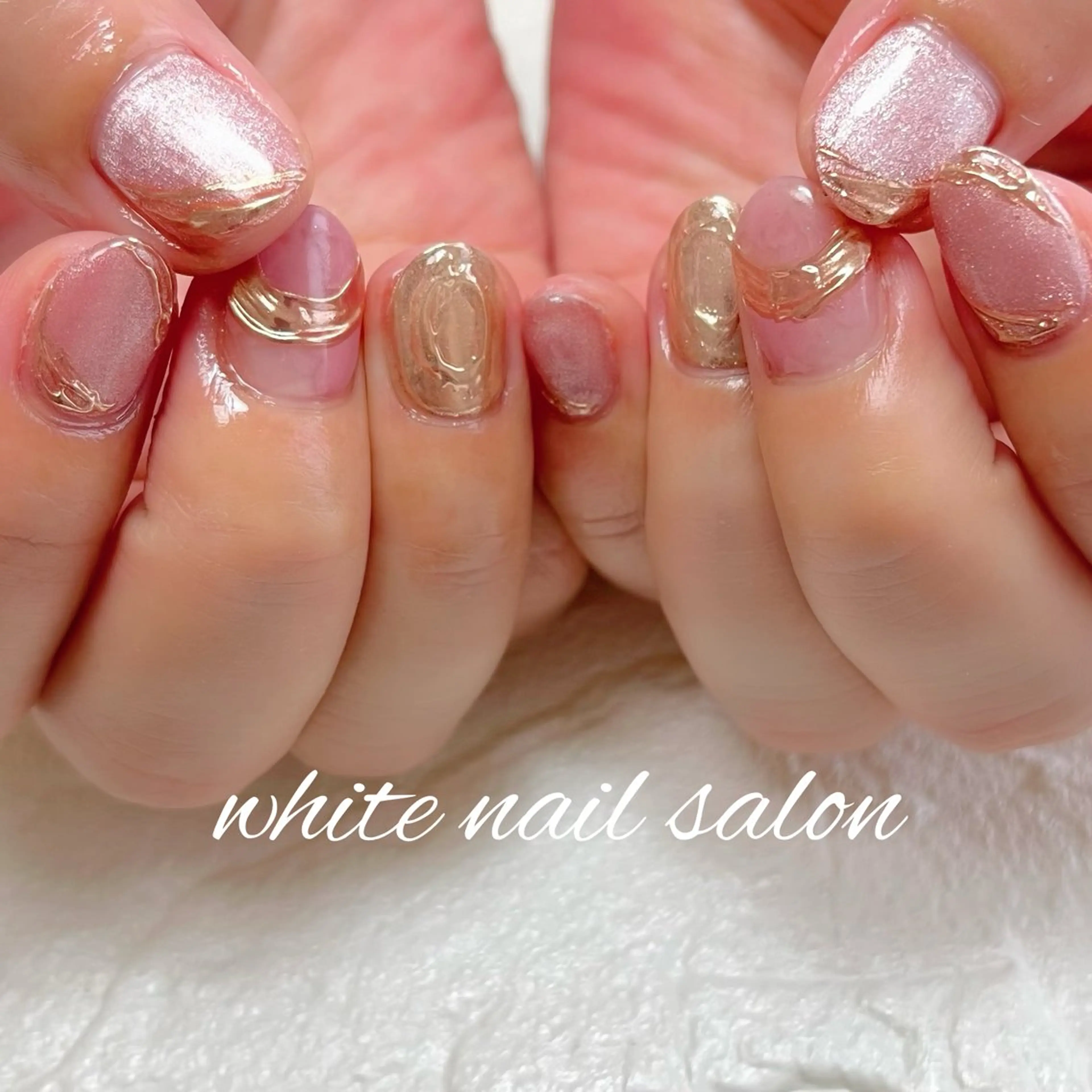 ネイル フットネイル ジェルネイル ハードジェル ラメ(グリッター) 持ち込み ハンドネイル white nail salonのネイルデザイン