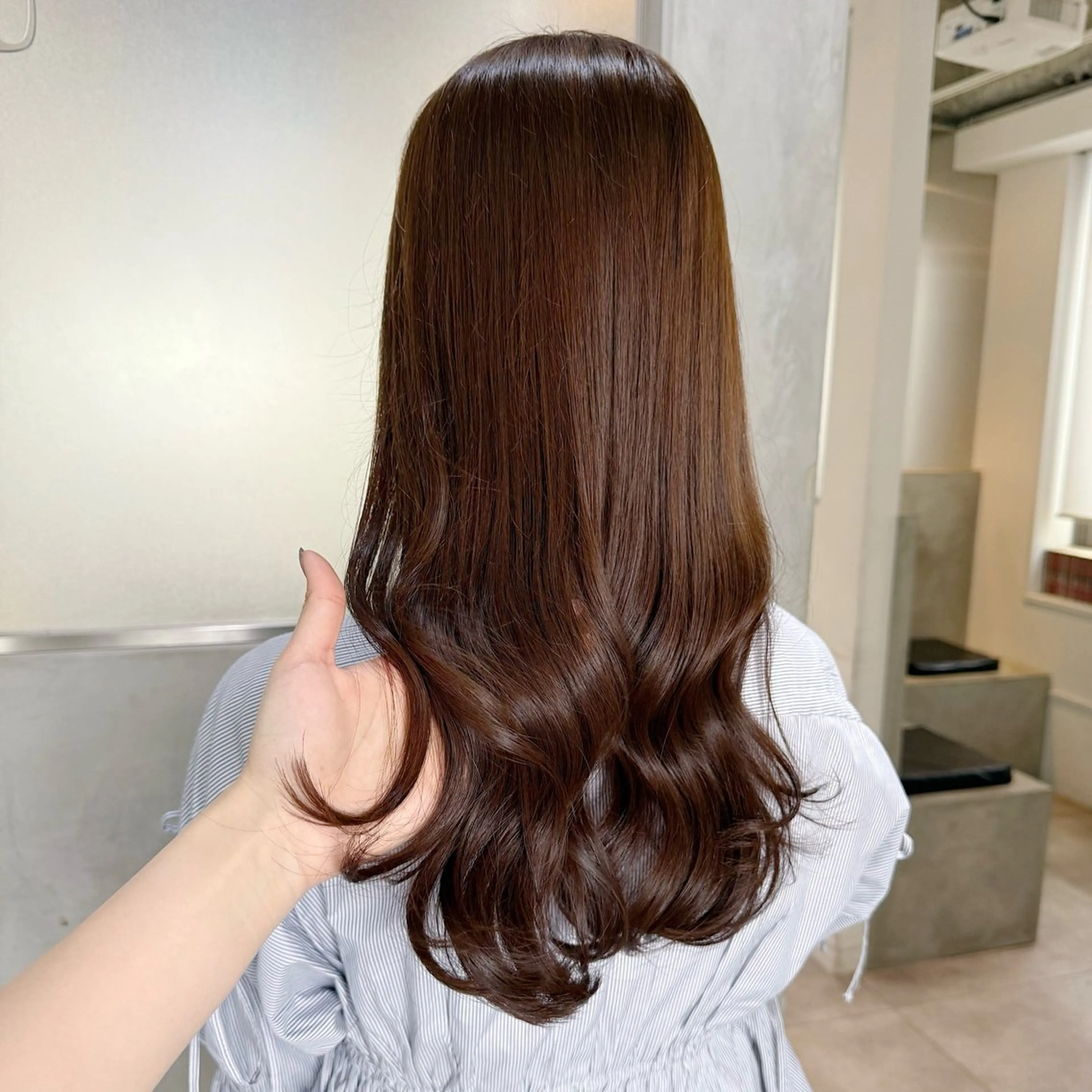ロング カラー カット ヘアカラー Alea by little 横浜所属・♡🌚垢抜け艶カラー Shiori🌝♡のヘアスタイル