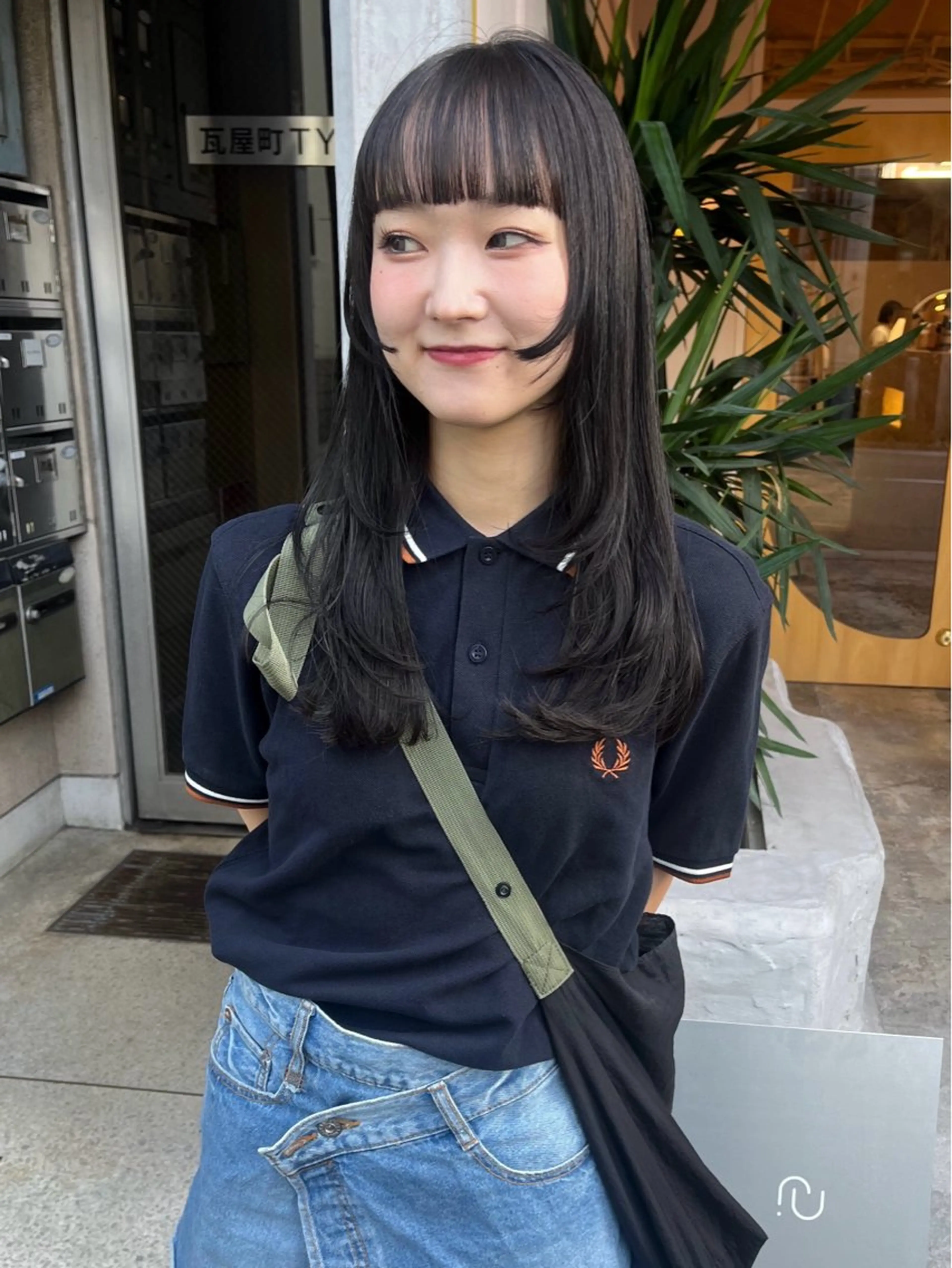 ロング カラー レイヤーカット カット ヘアカラー トリートメント iru所属・mi kiのヘアスタイル