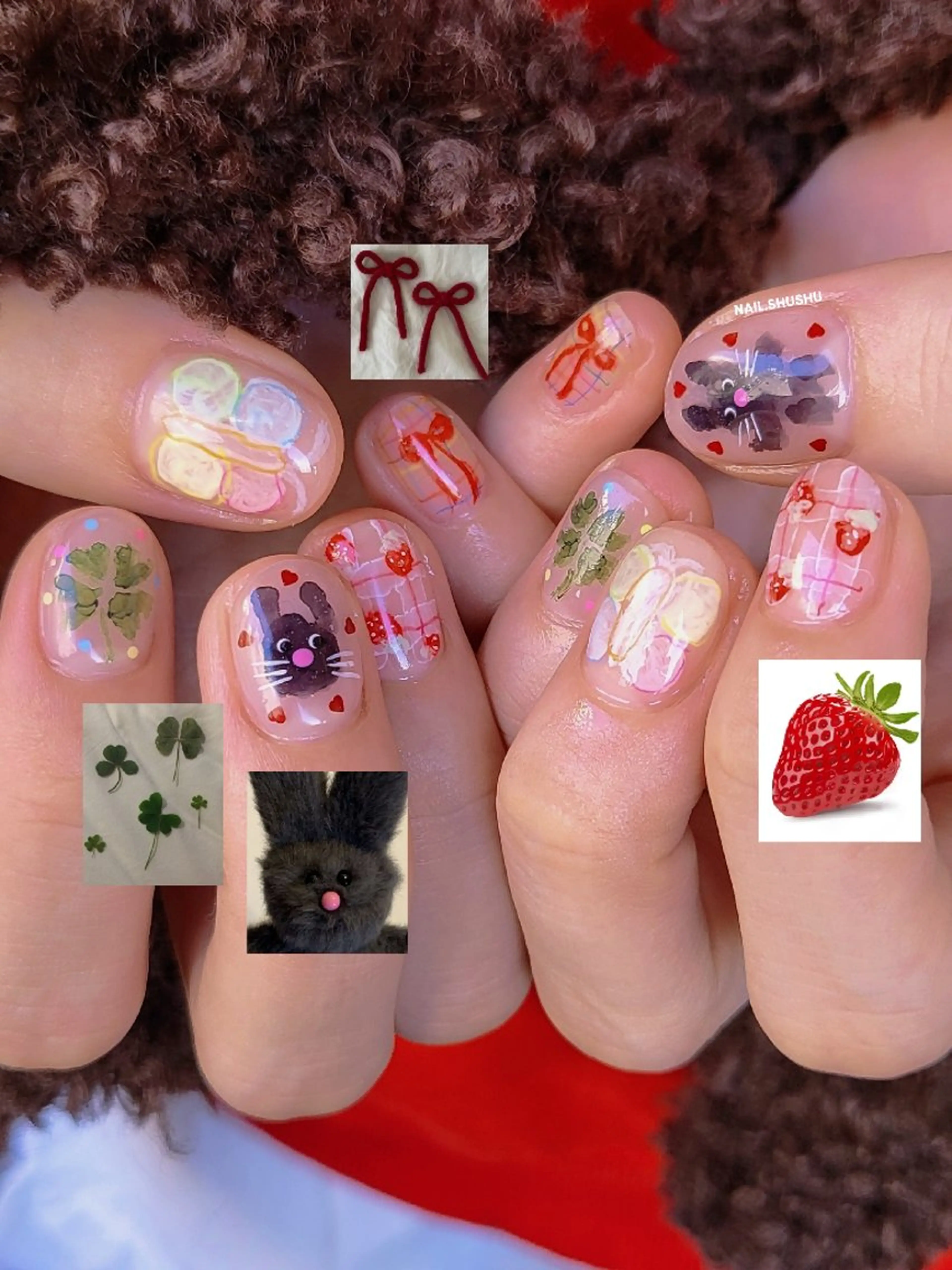 ネイル 3dパーツ/流行り 👧shushu❤️のネイルデザイン