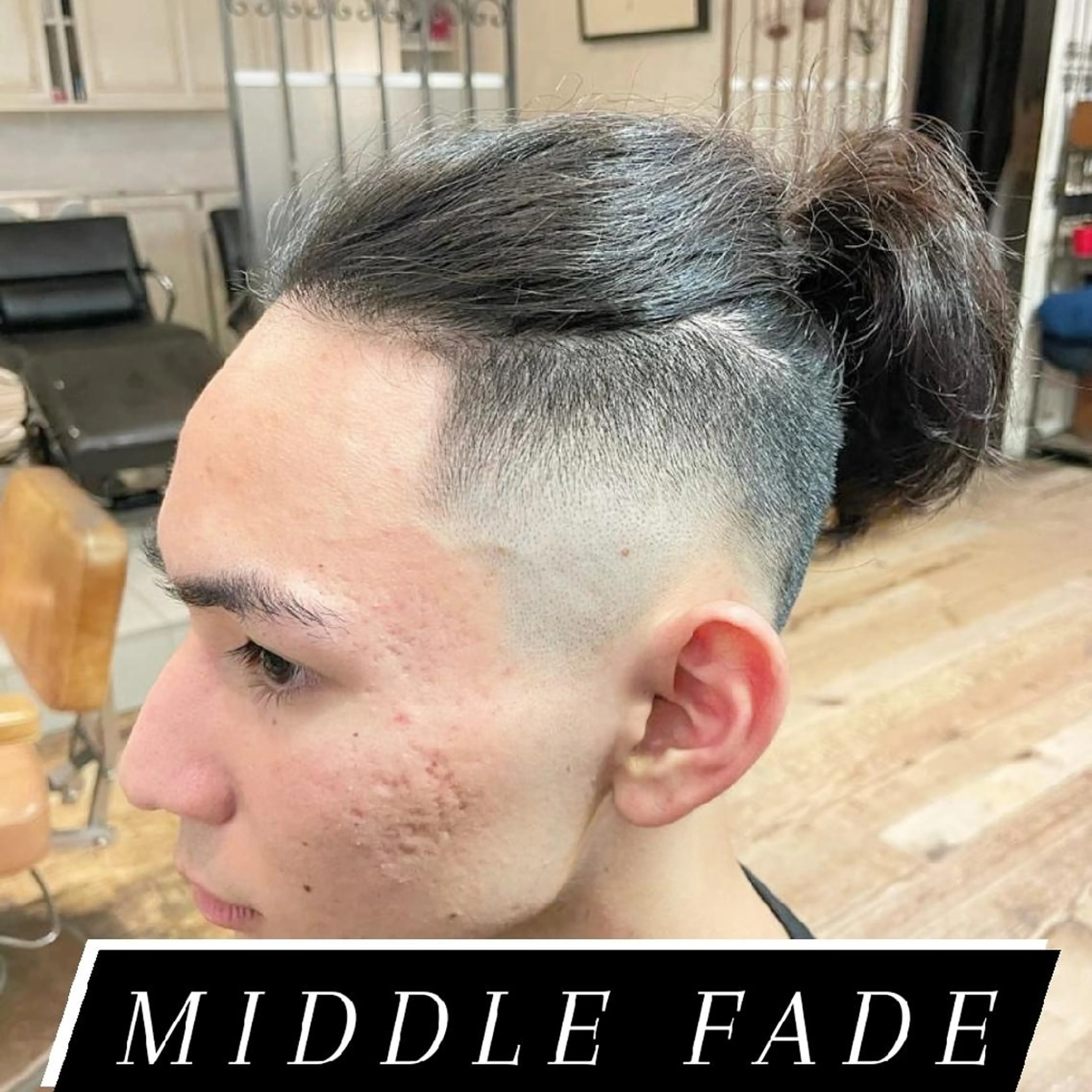ショート メンズ カット Hair make ONE  008所属・メンズ/フェード/ バーバー/盛山大地のヘアスタイル