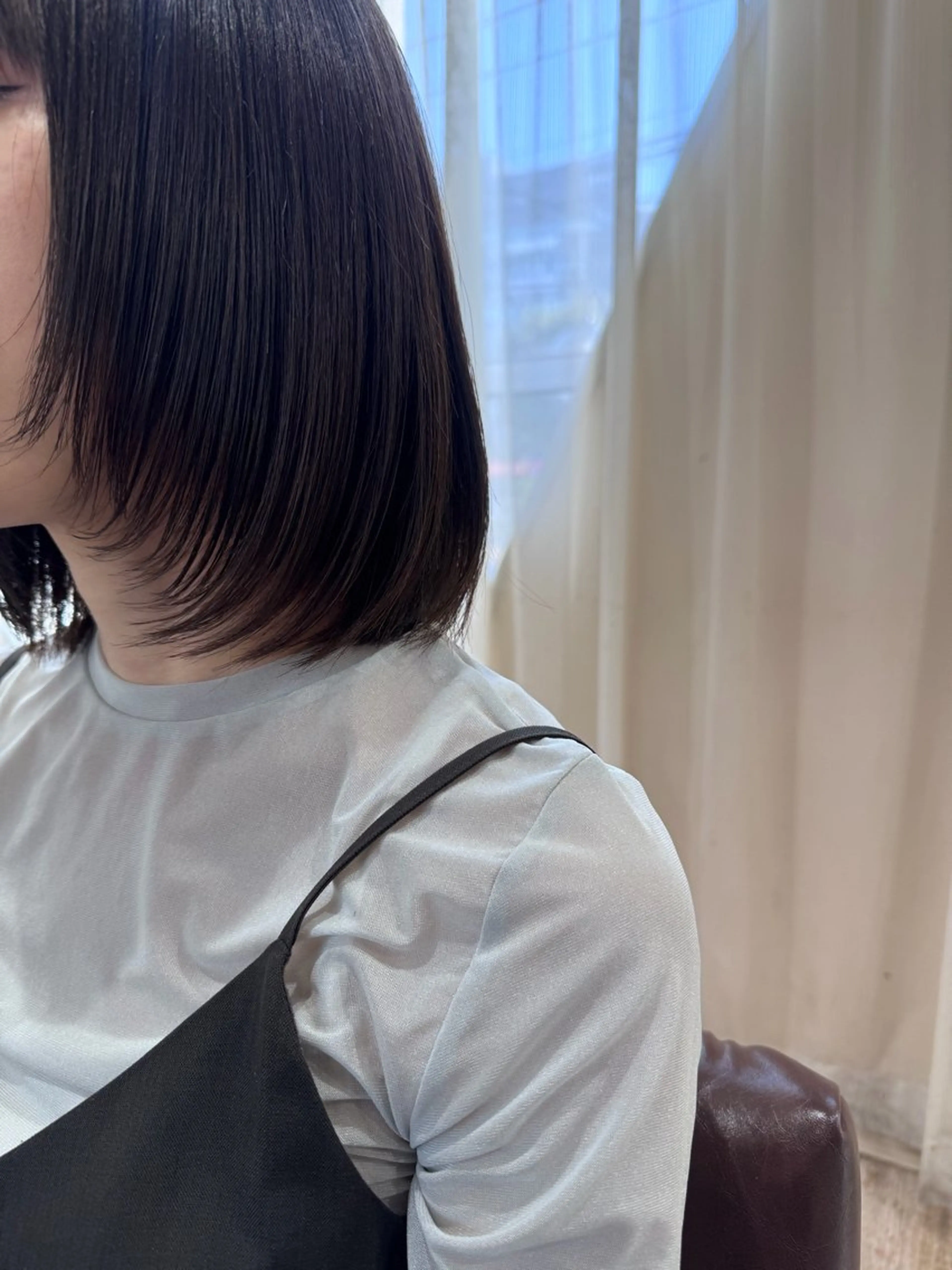 ミディアム カラー ボブレイヤー ボブ 顔まわりレイヤー 髪質改善 レイヤーカット カット ヘアカラー トリートメント 新越谷noble店長 松本拓也▶◀*.のヘアスタイル