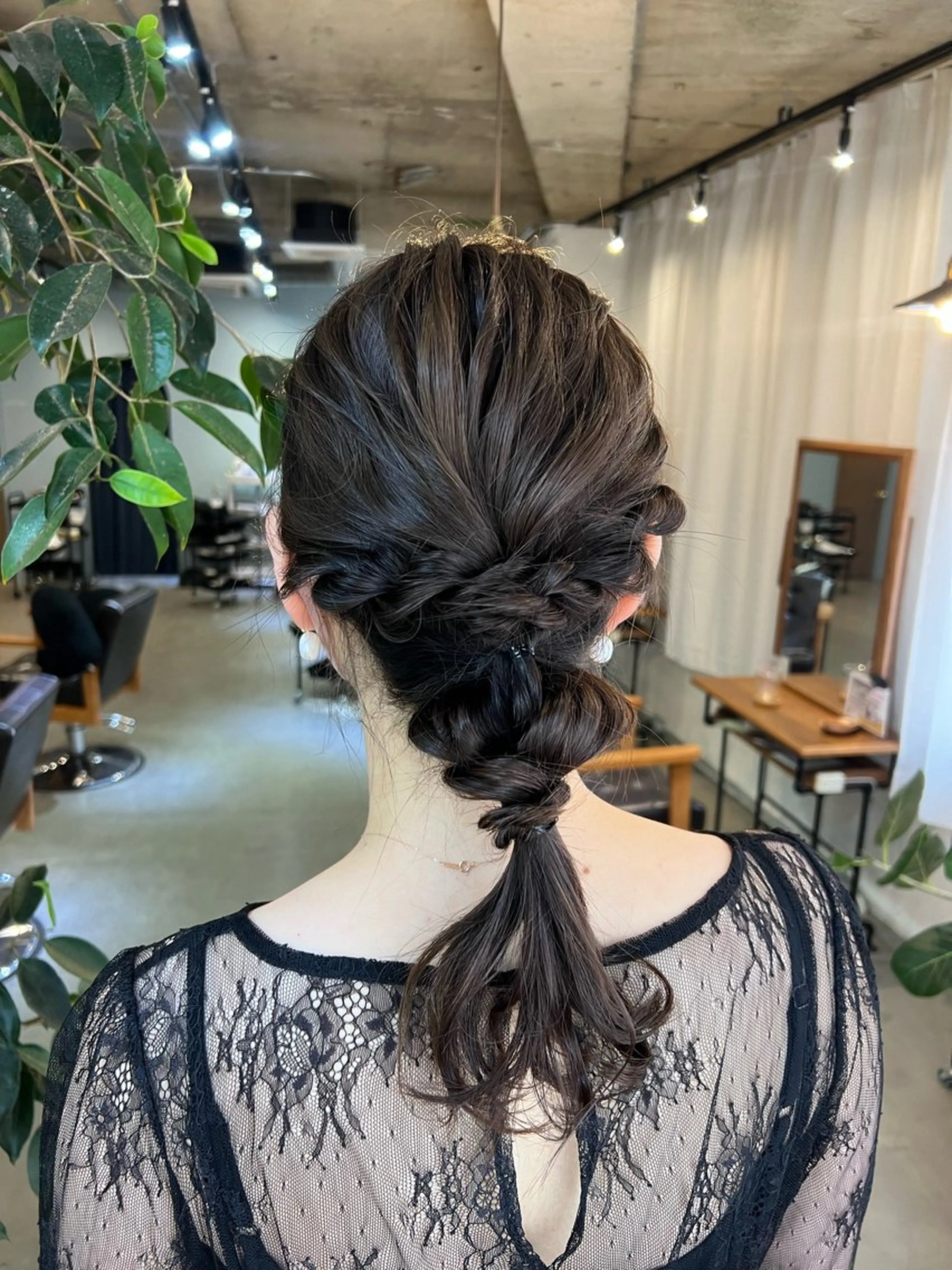 ミディアム ヘアセット ブリーチなしカラー 🌿‬脇黒丸 彩のヘアスタイル