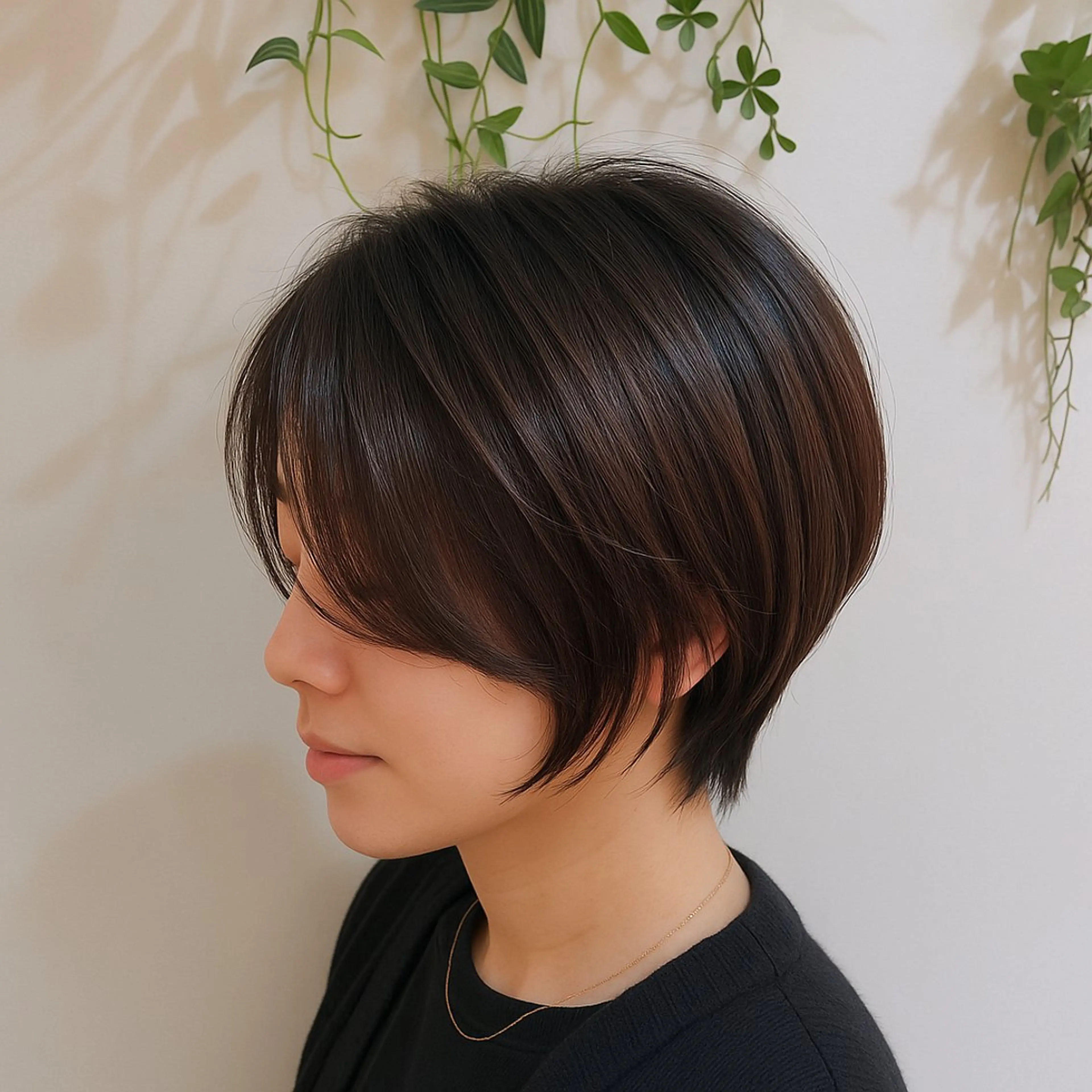 ショートボブの写真