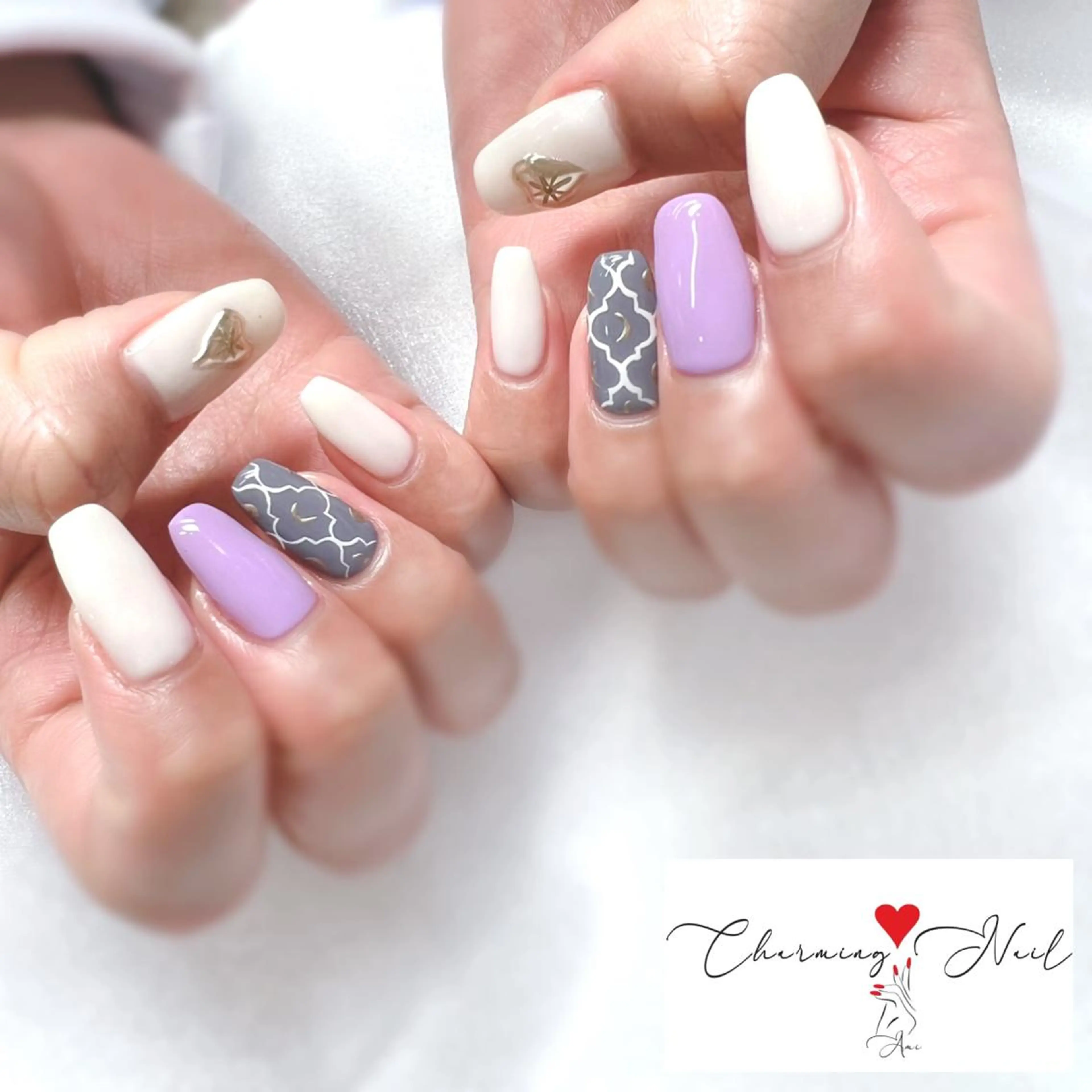 ネイル ハート ミラーネイル Charming❤️Nail所属・Nailist Amiのその他イメージ