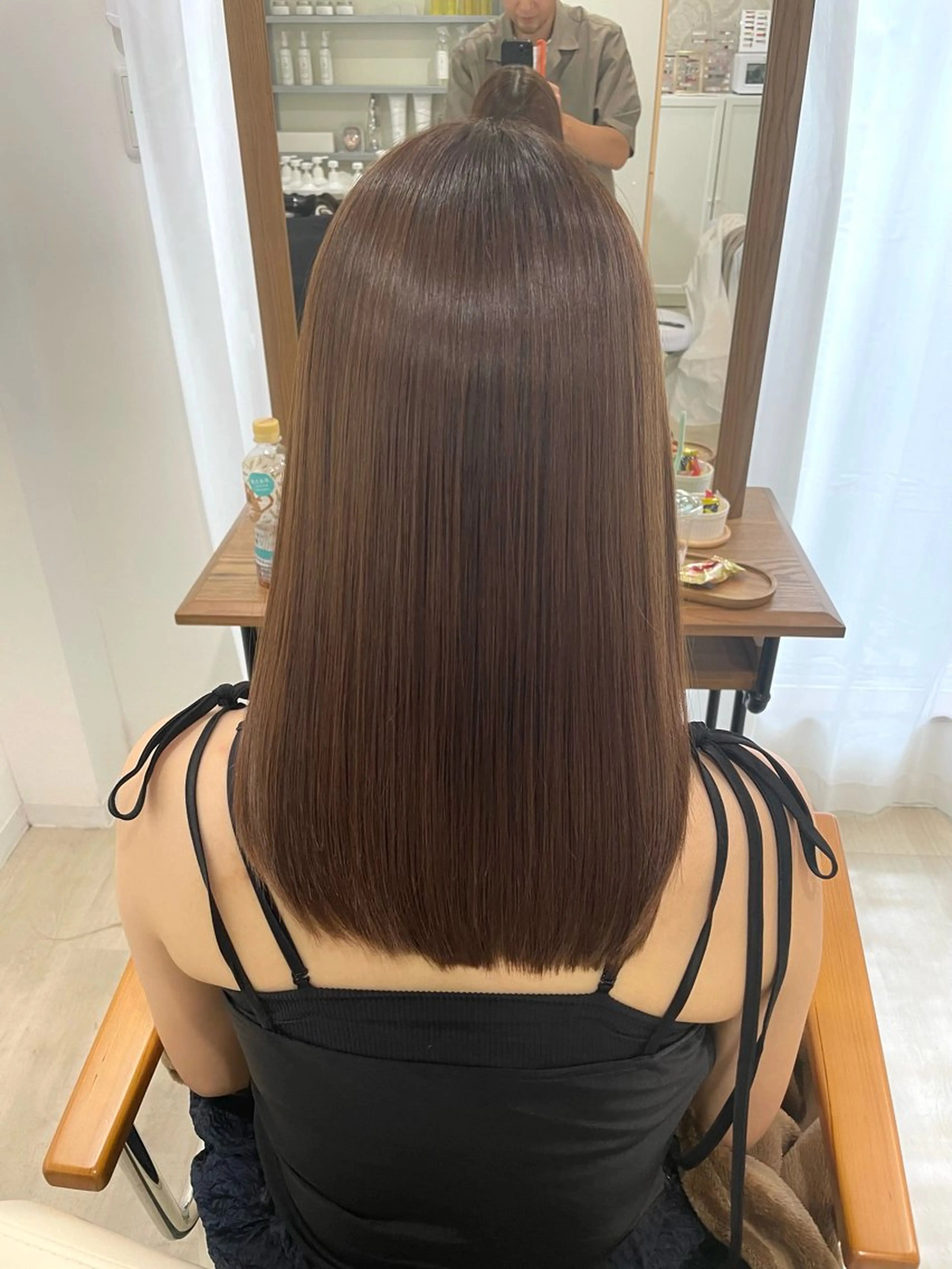 ミディアム 髪質改善 縮毛矯正 美髪専門サロンby mile所属・美髪専門サロン kazuのヘアスタイル