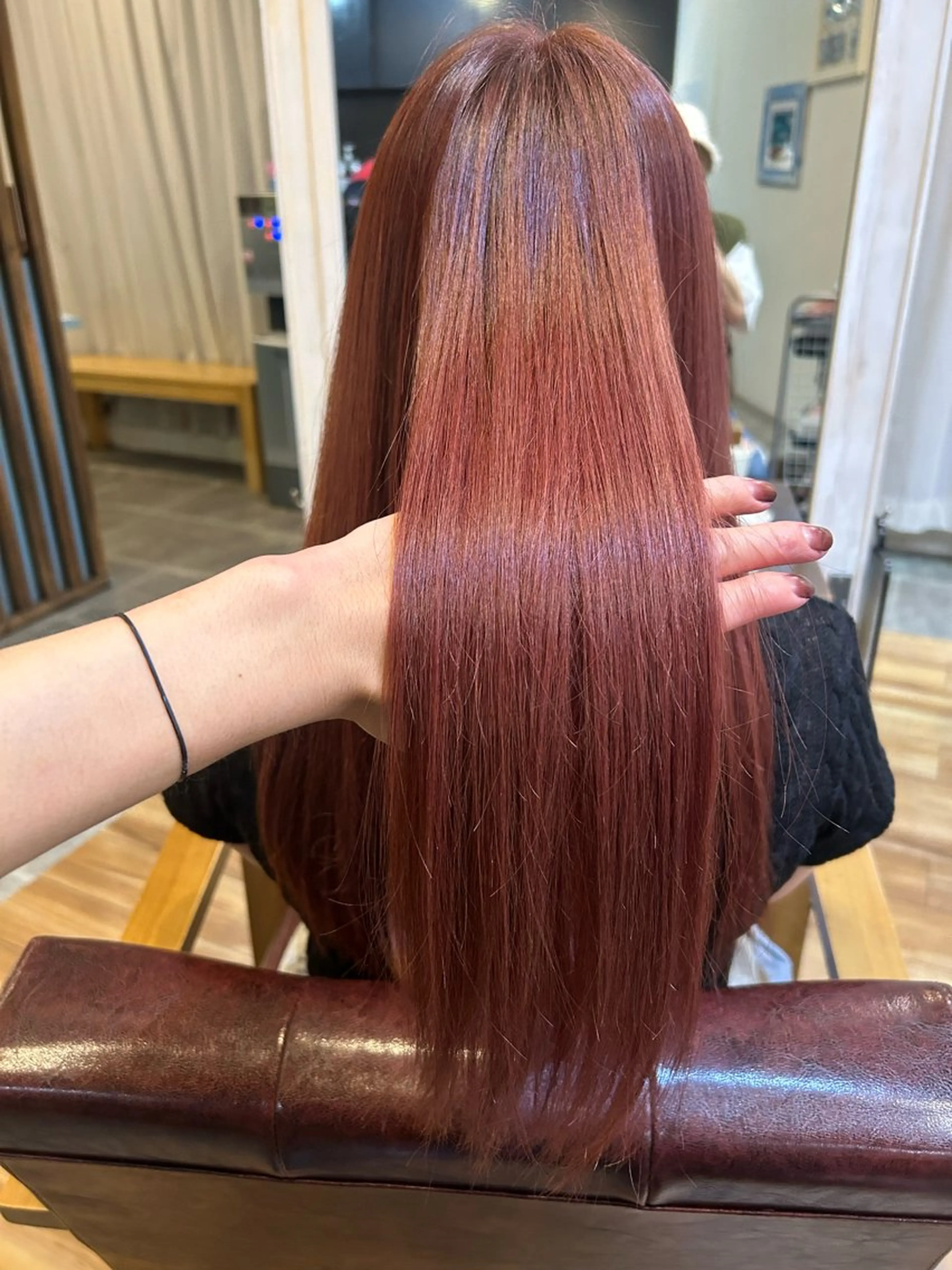 セミロング トリートメント 縮毛矯正 CECIL hair なんば店所属・メンズパーマ 艶髪☆店長☆有馬のヘアスタイル